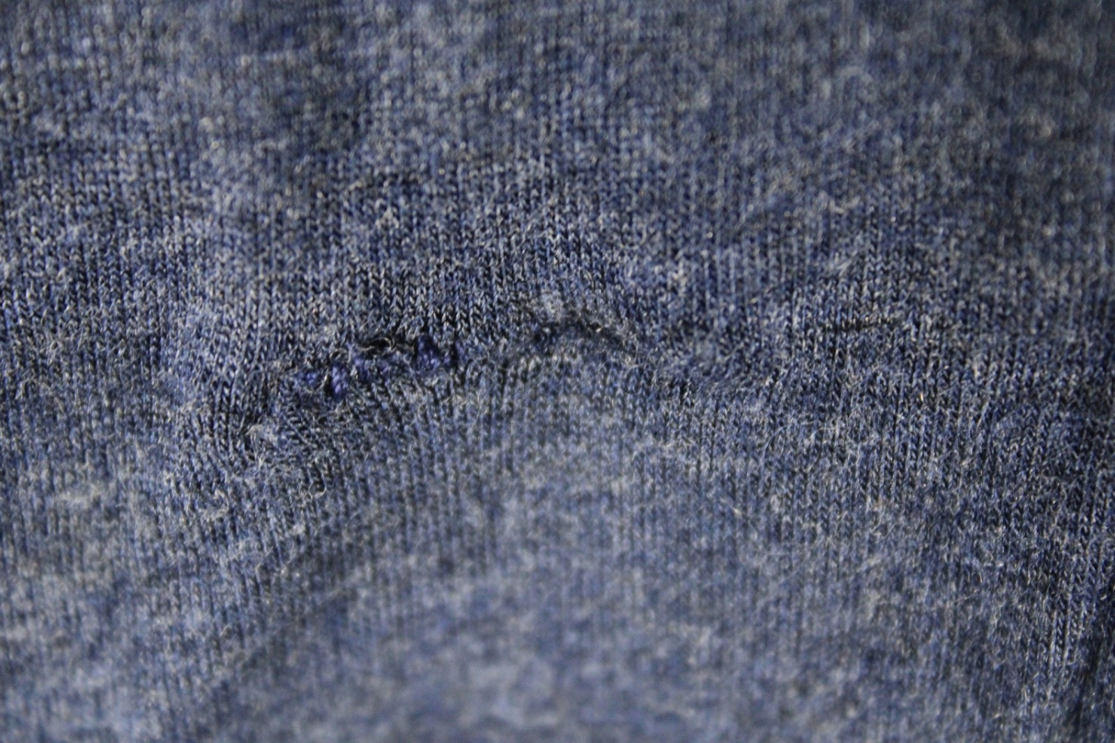 Hanes Blue T-shirt Large L Super Soft 95% Modal Viscose 5% Spandex Undershirt