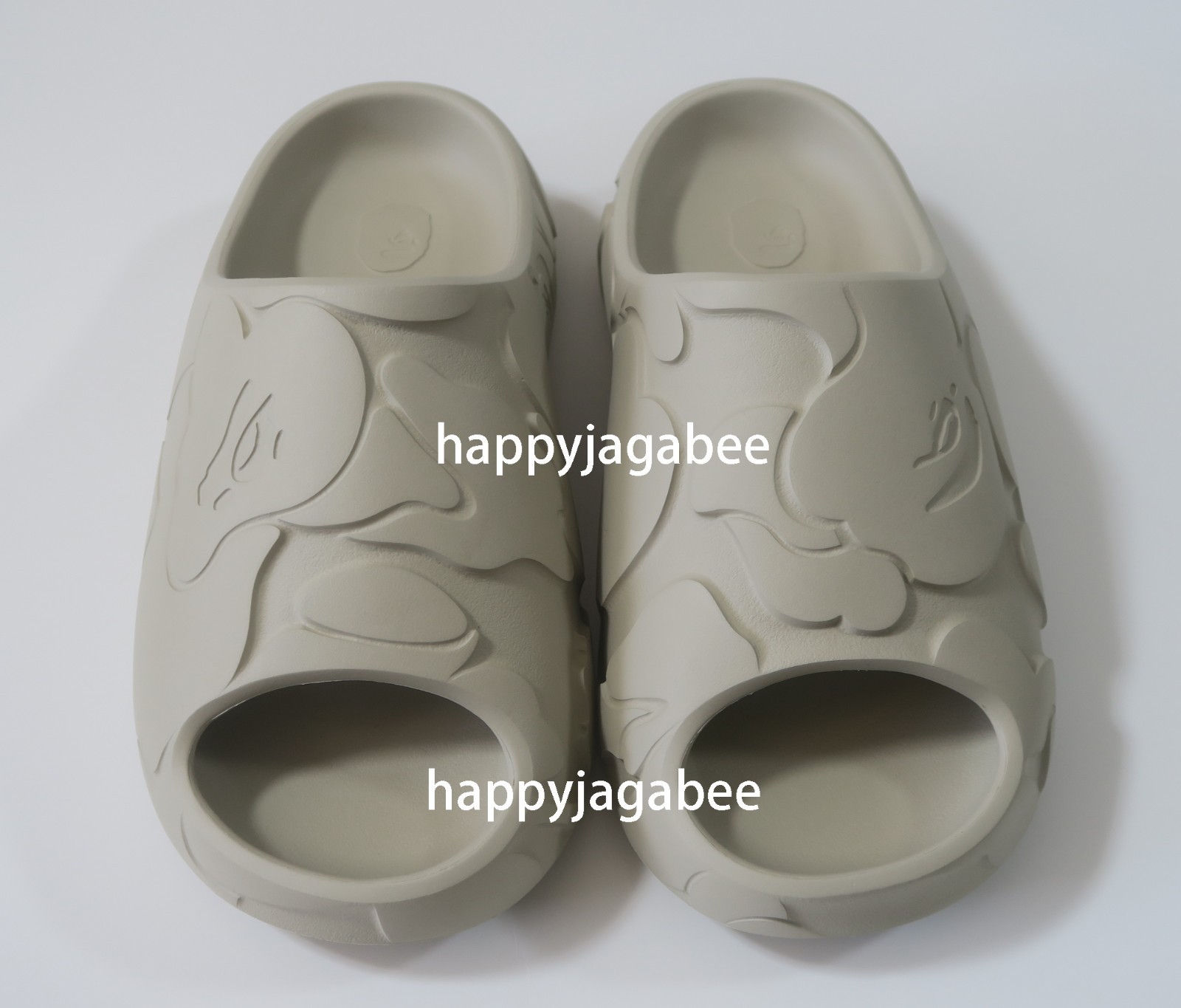 * A BATHING APE Men’s Footwear BAPE SLIDE #1 Black / Beige 1M30191323