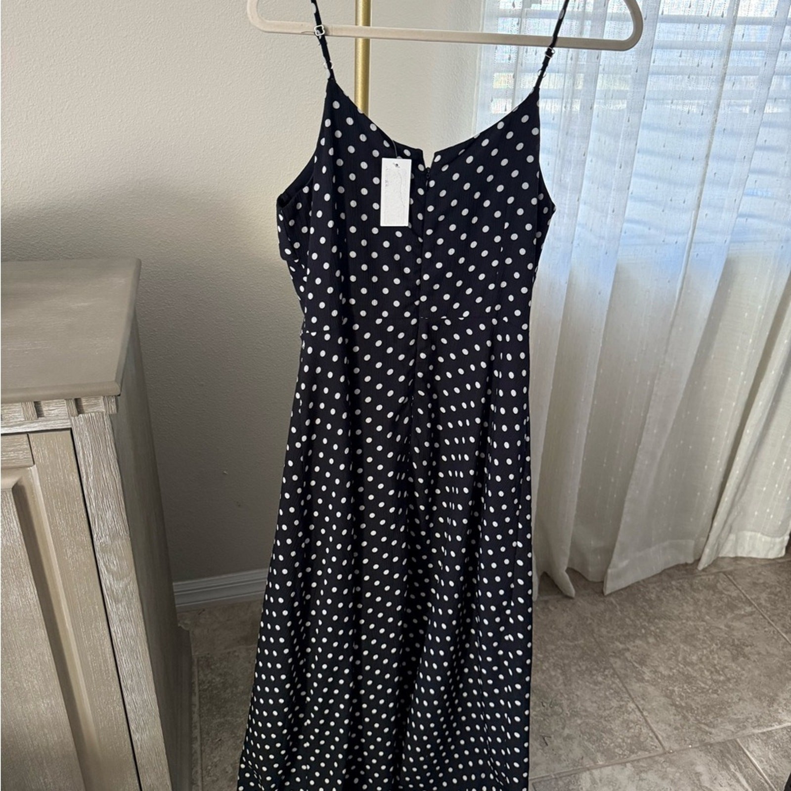 Sugarlips Monochrome Polka Dot Dress