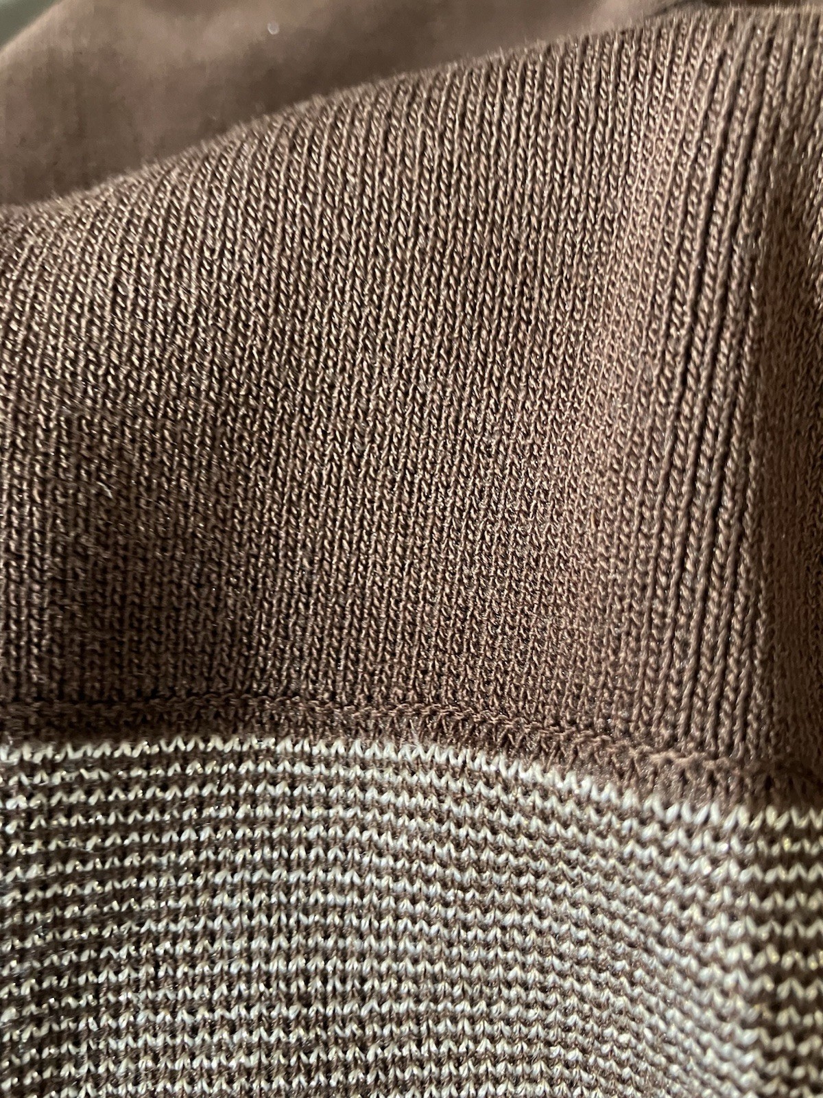 Nanette Lepore Size Large Women’s Knit Dress Champagne Espresso Brown NWT $128