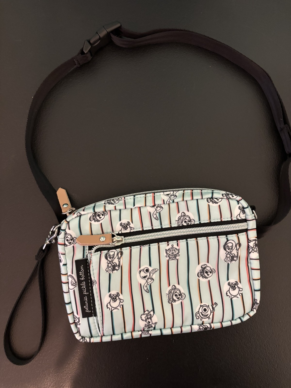 Petunia Pickle Bottom Disney Baby Toy Story Striped Wristlet Pouch Bag