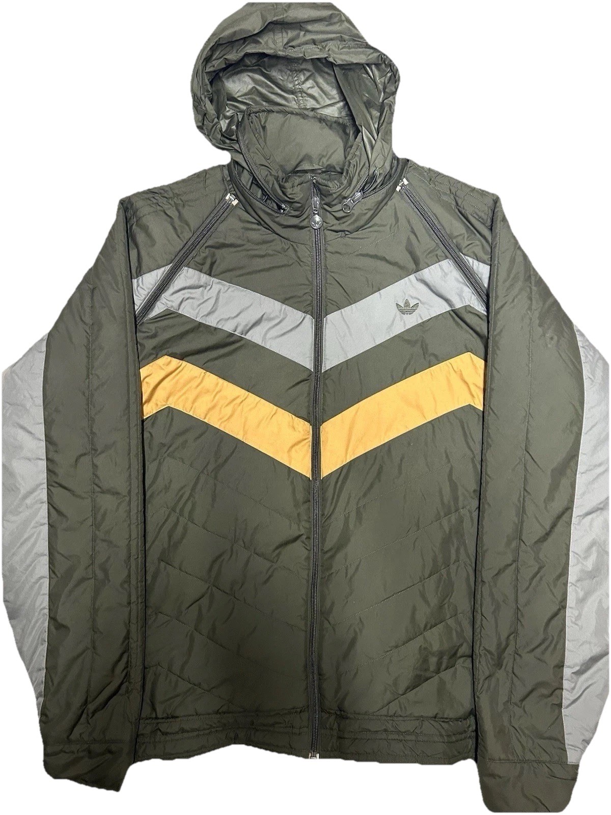 Adidas Vintage Trefoil Quilted Jacket/Gilet, AGC002, Very Rare, Men’s Large.