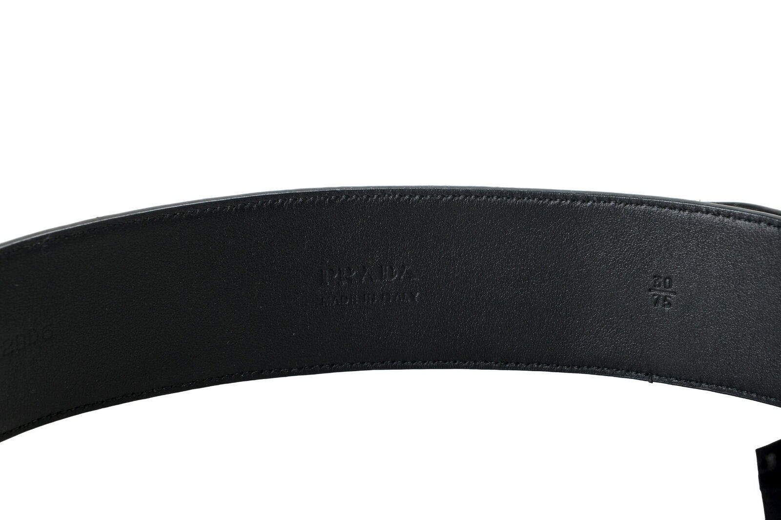 Prada Women’s Multi-Color Snake & Leather Wide Fur Buckle Belt US 30 IT 75