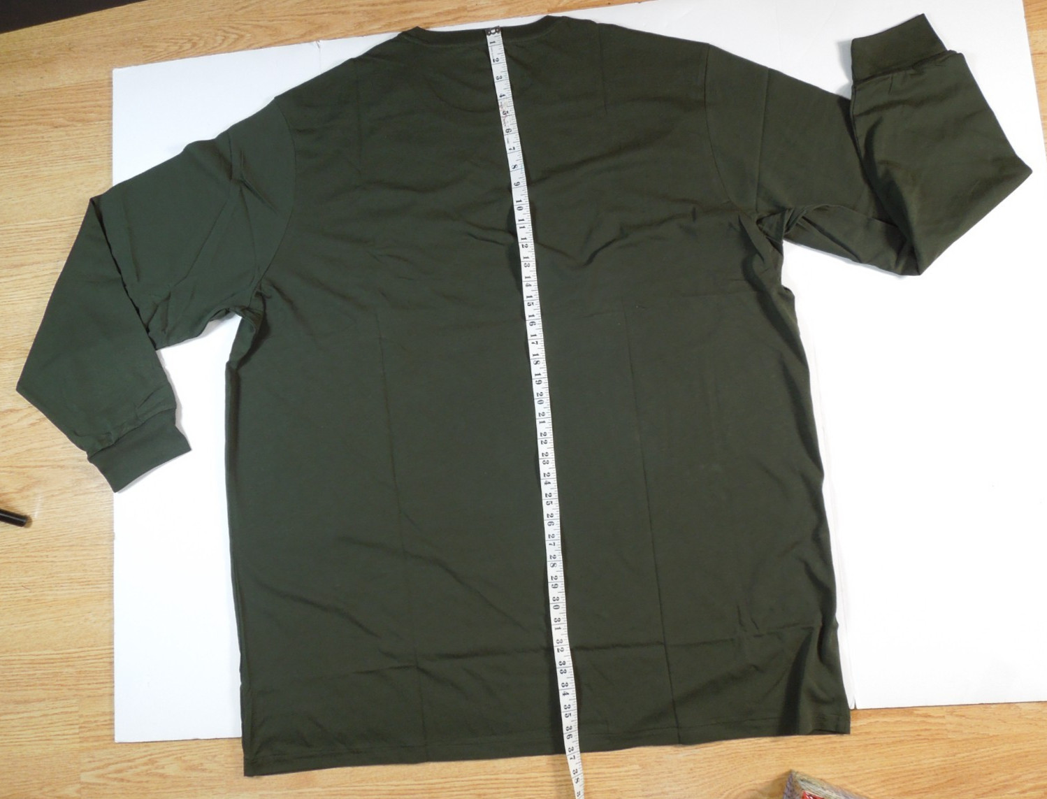 New Polo Ralph Lauren Mens Dark Green 4XLT Cotton Long Sleeve Shirt,Crew Neck