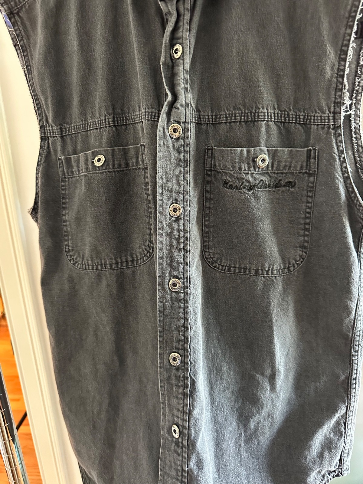 Harley Davidson Biker Blues Vest Small