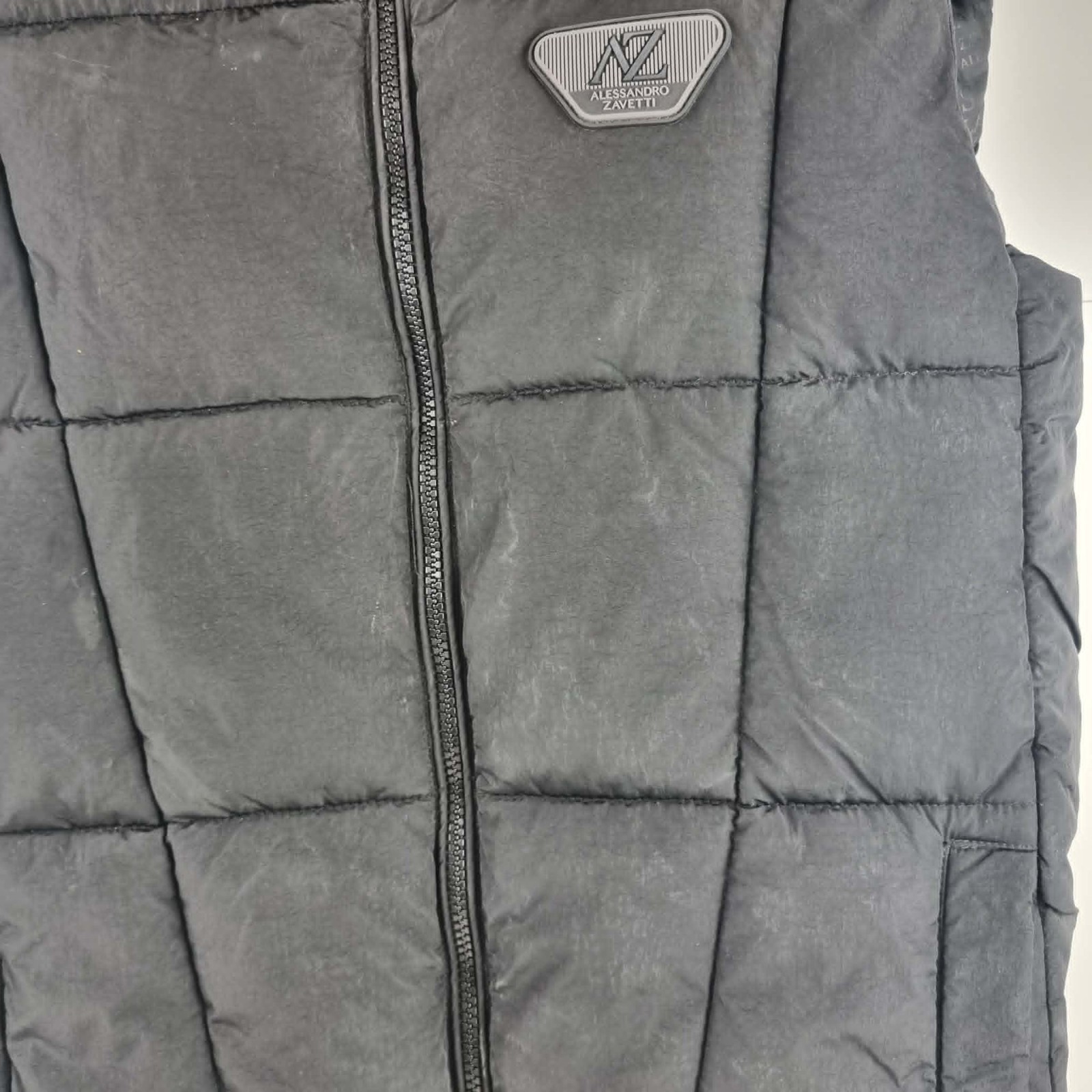 Alessandro Zavetti Vito Gilet Black Padded Vest Style UK Size Small