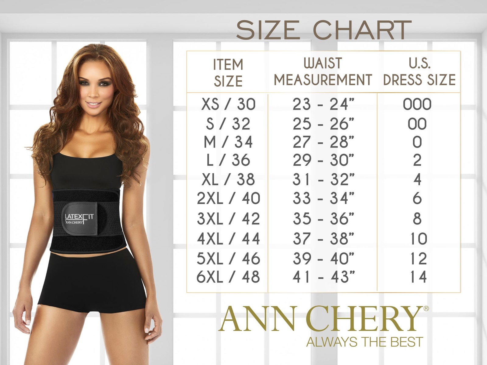 Ann Chery Short Bodysuit Shapewear High Compression Zipper Front Open Bust