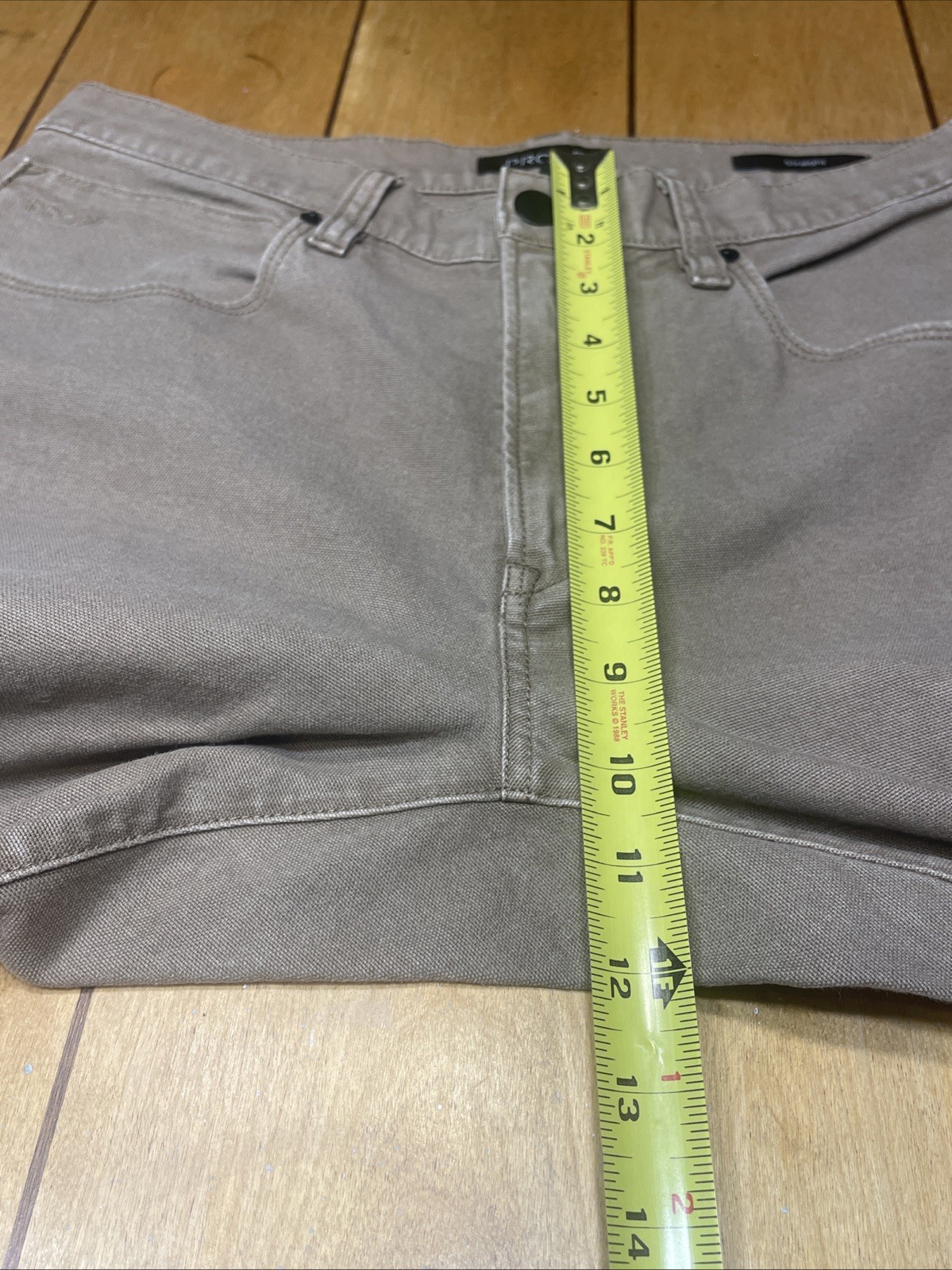 Proof Rover Pants Mens Size 31×28 Straight Canvas Stretch Huckberry Beige Khaki
