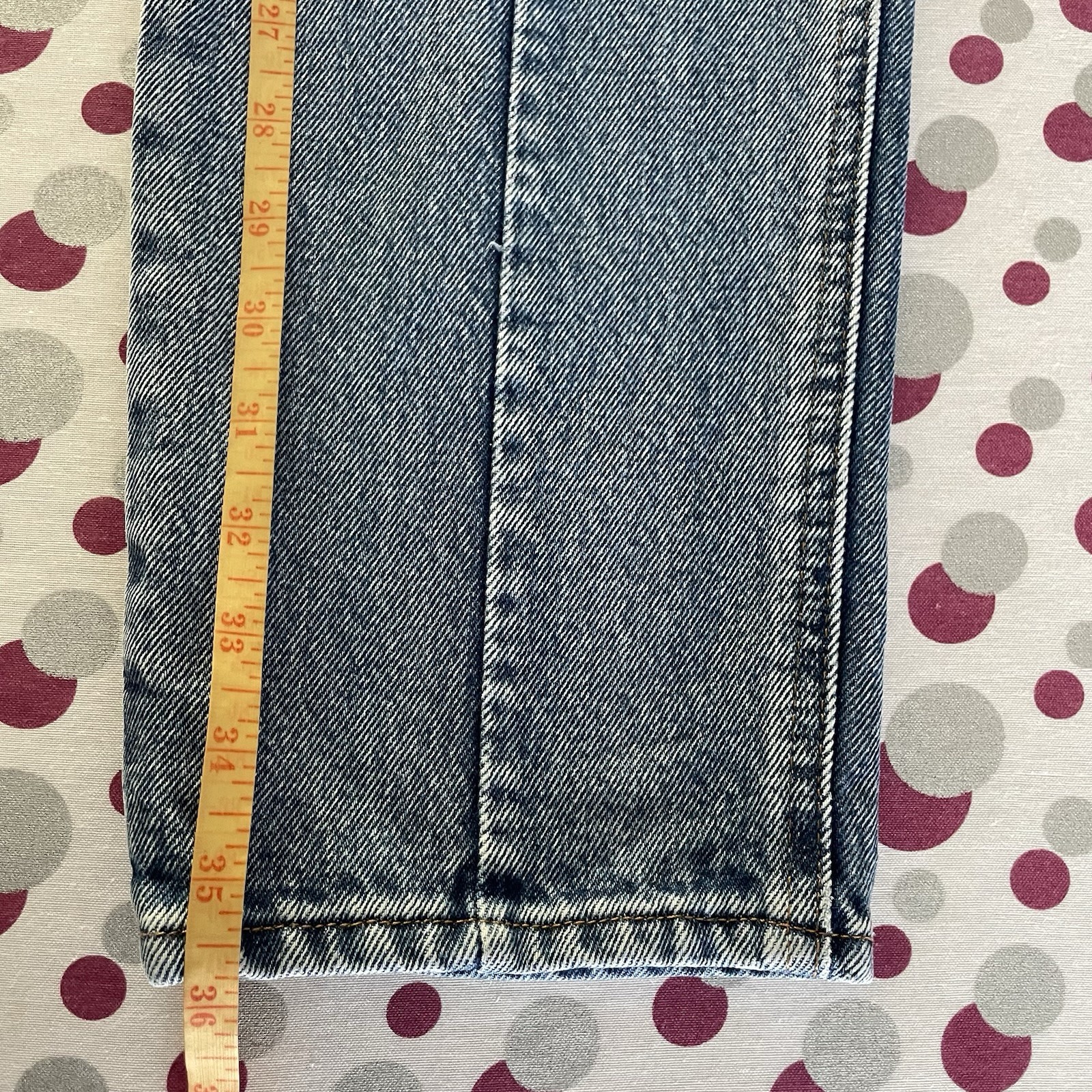 Levi’s Women’s Reworked Altered Jeans W26 L26 Cropped Blue Cotton See Pictures