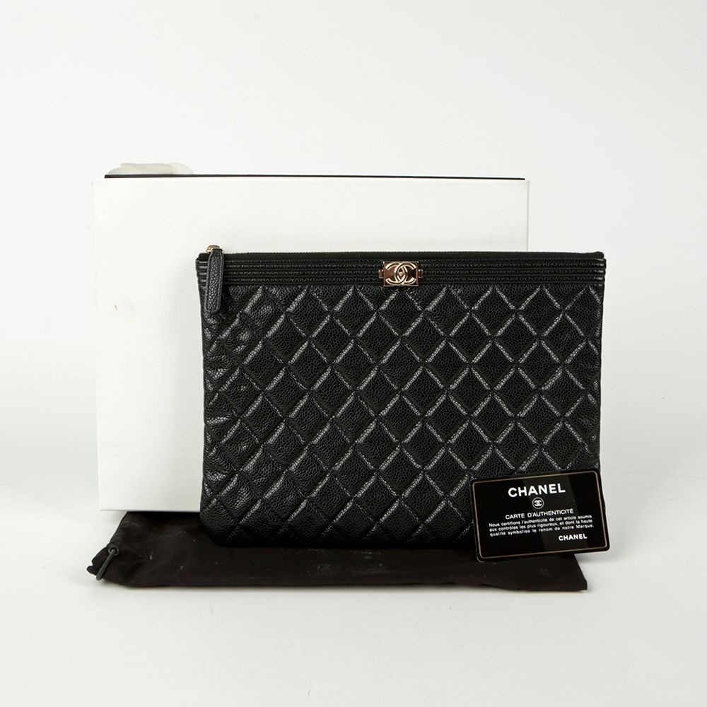 CHANEL A84406 Boy New Medium Clutch 125518766
