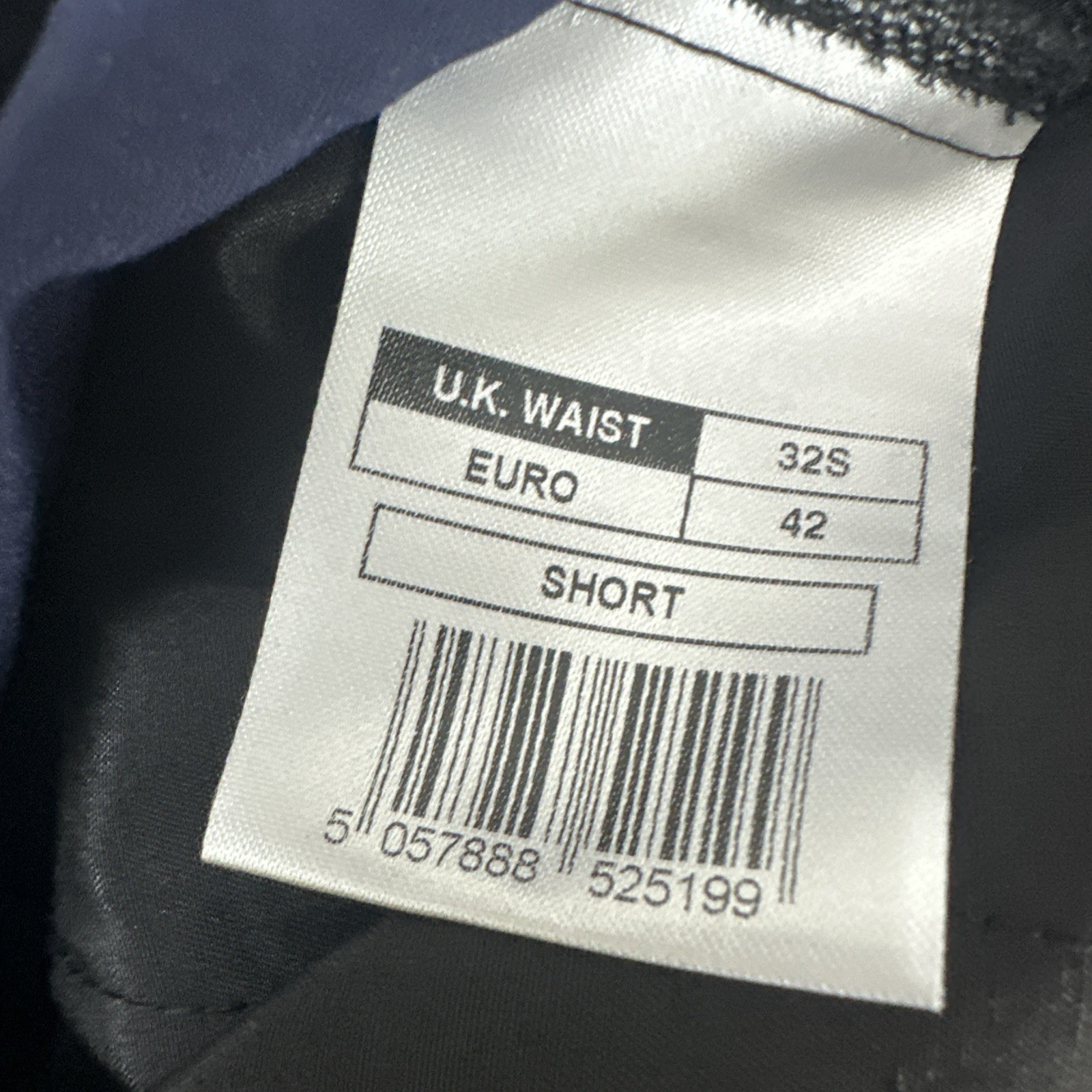 Limehaus Smart Trousers Mens Workwear Size W33 L29 Skinny Fit Navy Stretch Pant.