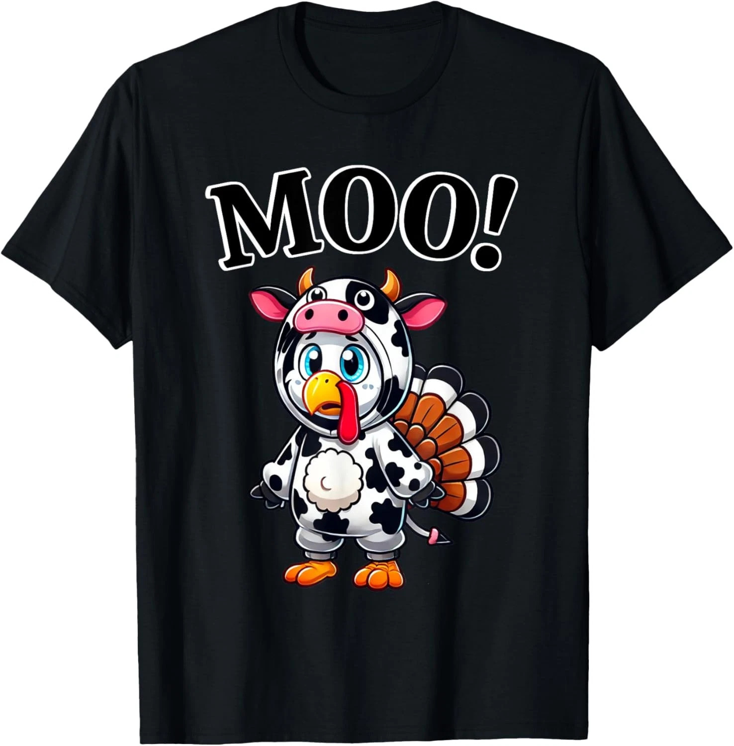 Funny Turkey Moo T-Shirt – Friends Gift