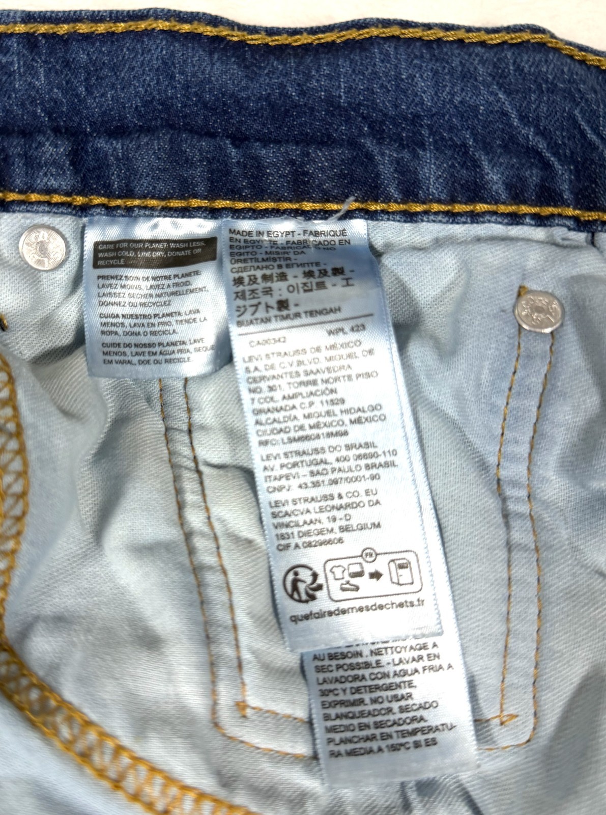 Levi’s 527 Slim Bootcut Jeans Mens 32×30 Medium Wash Blue Denim