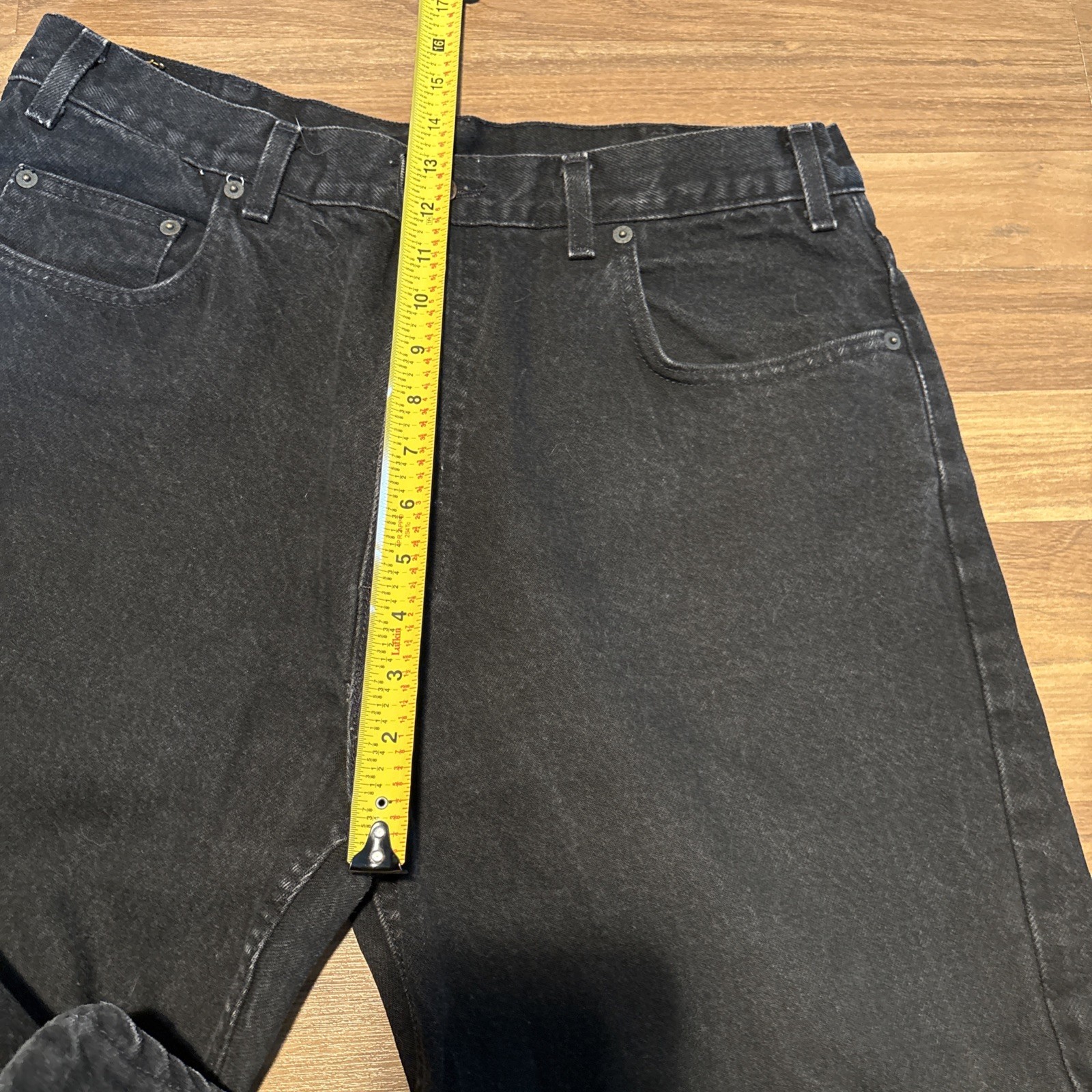Vintage Arizona Jean Company Mens 36×32 Black Denim Jeans Made in USA 1994 0720