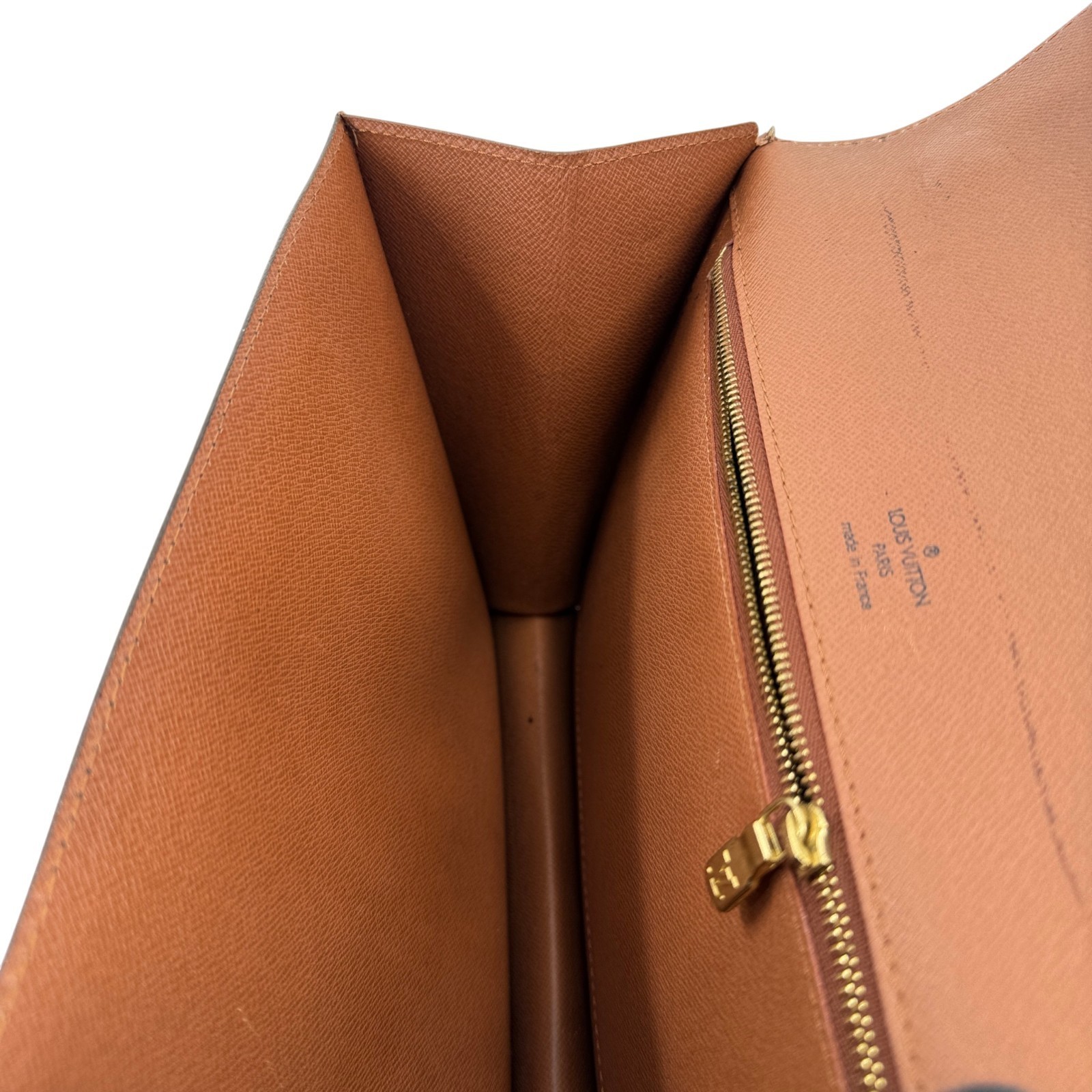 LOUIS VUITTON Monceau Monogram Canvas Brown 2Way Top Handle Crossbody Bag M51187