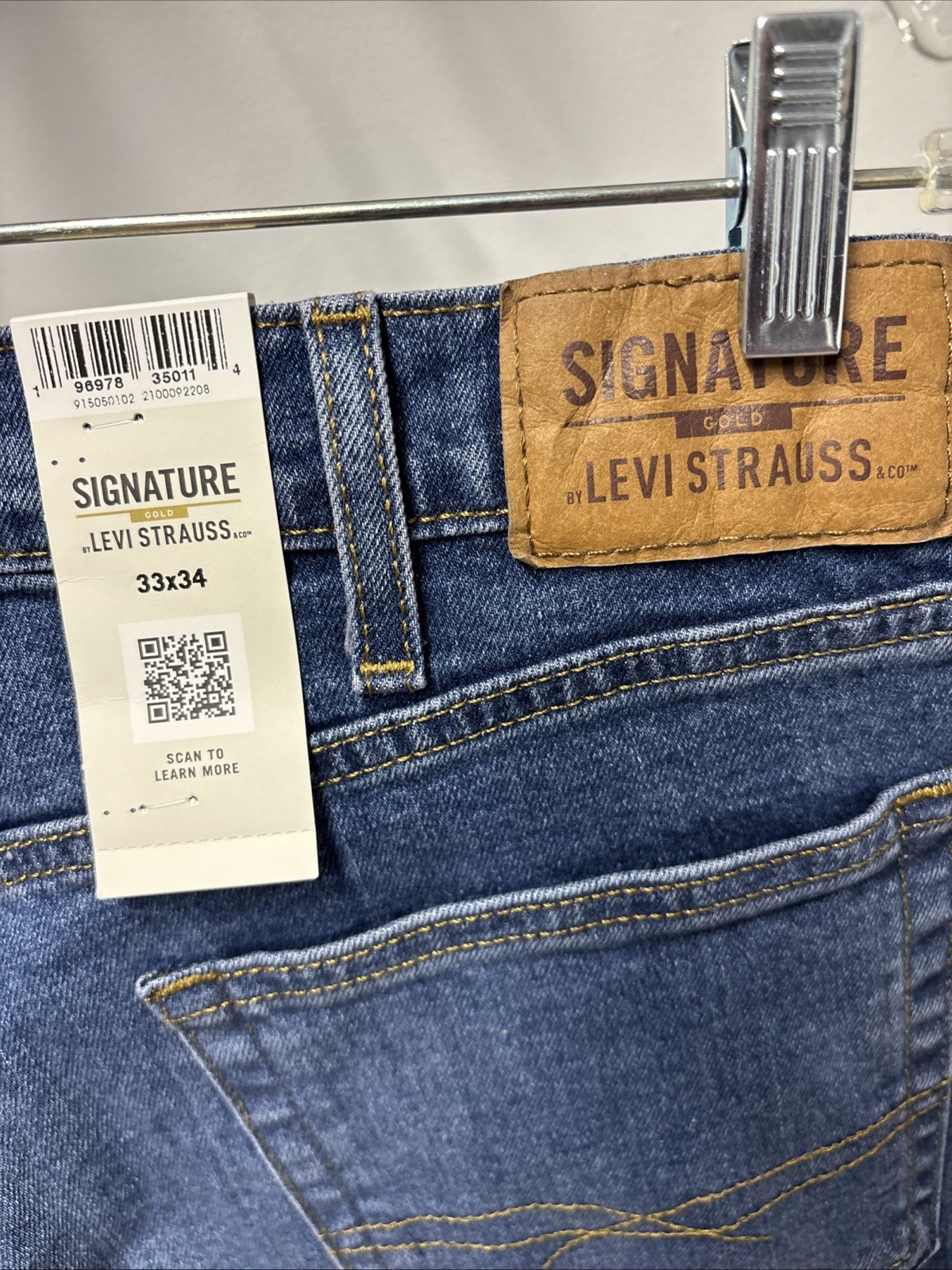 Levi’s Men’s Signature Flex Gold Bootcut Western Cowboy Classic Jeans-33×34