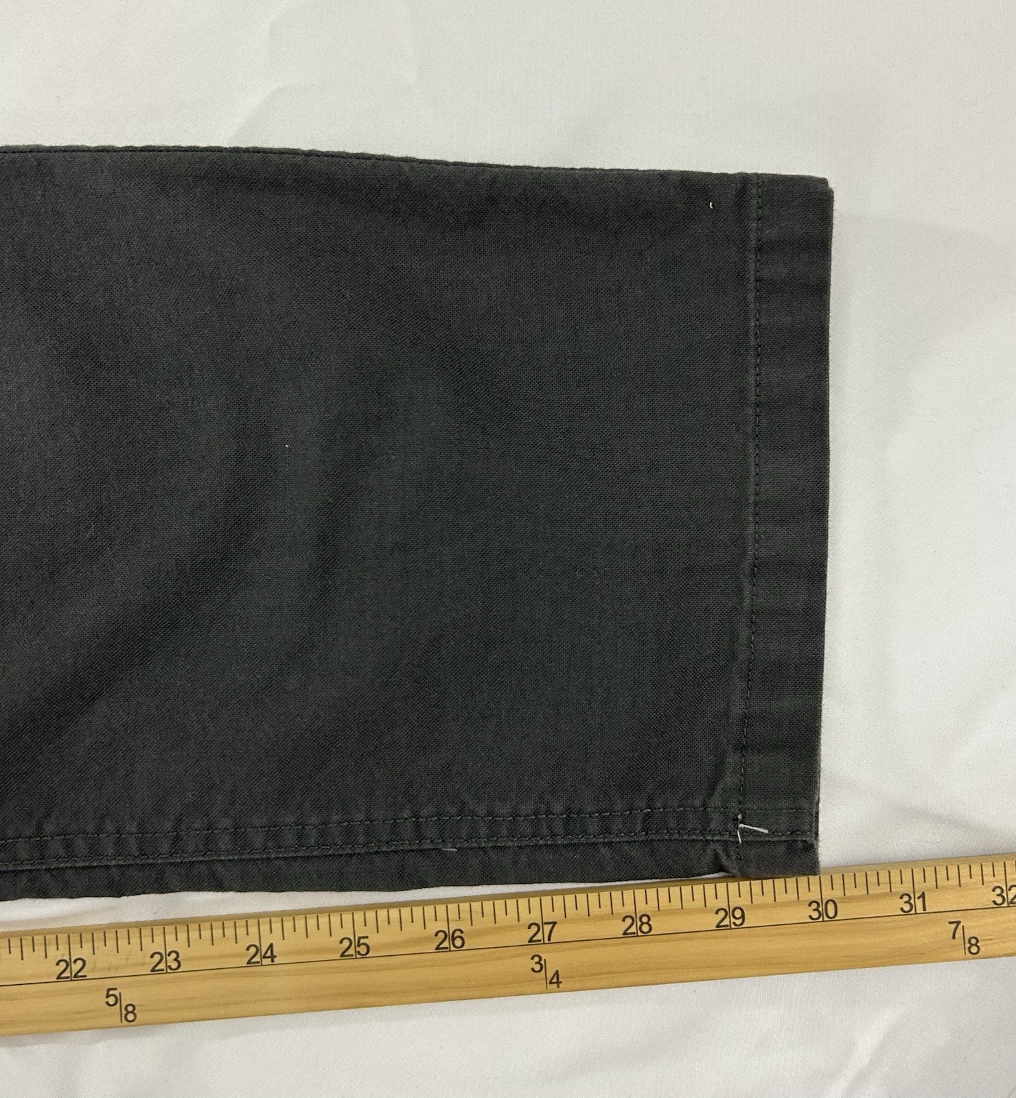The North Face Mens Jeans 36×30 Regular Fit Straight Charcoal Gray Wash Logo