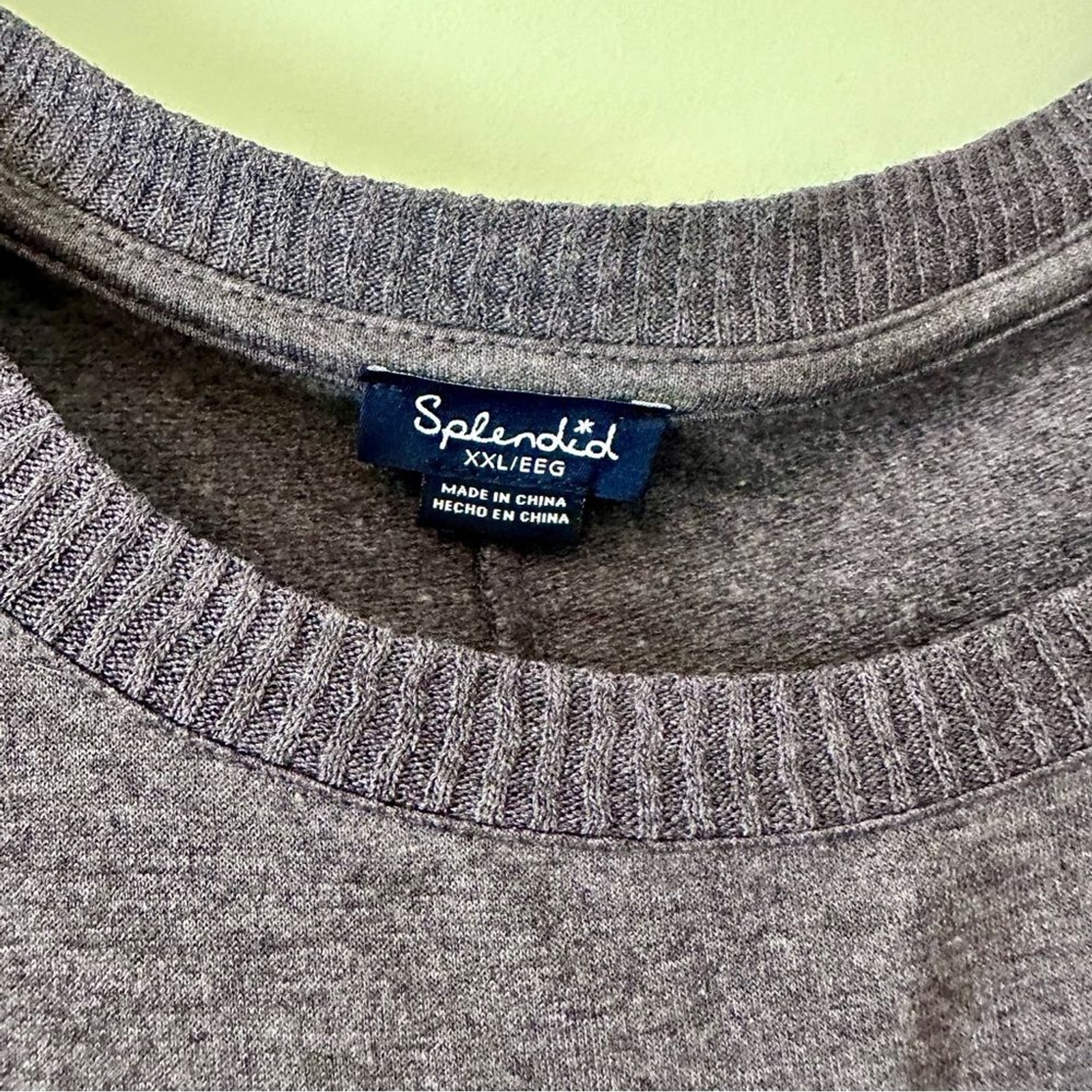 Purple/grey Splendid sweater