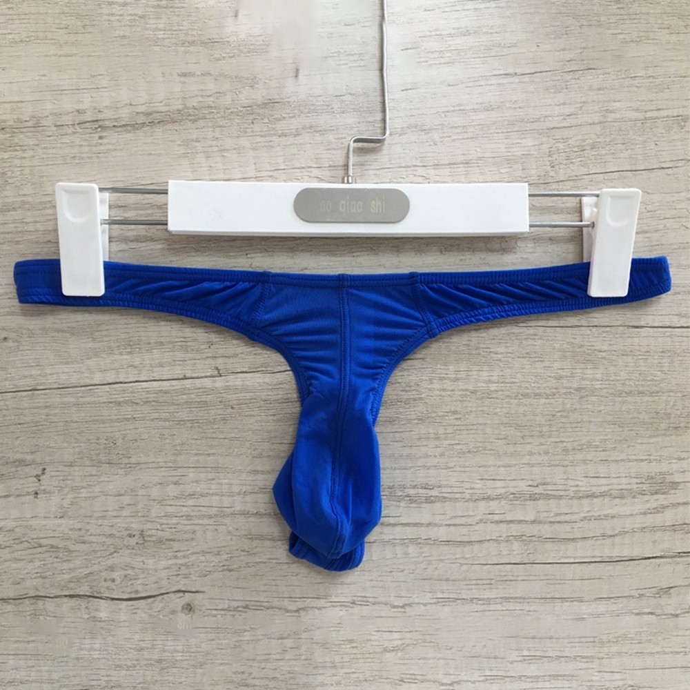 Briefs Men Stretch Thong Bikini Trunks Breathable Underpants Bulge Pouch