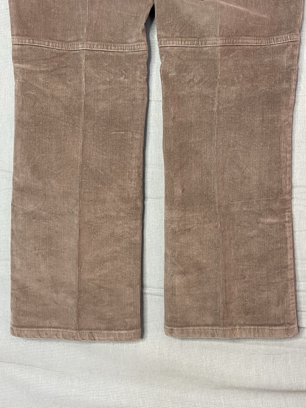 Vintage Covington Stretch Tan Corduroy Pants Women Sze 16P 98% Cotton 2% Spandex