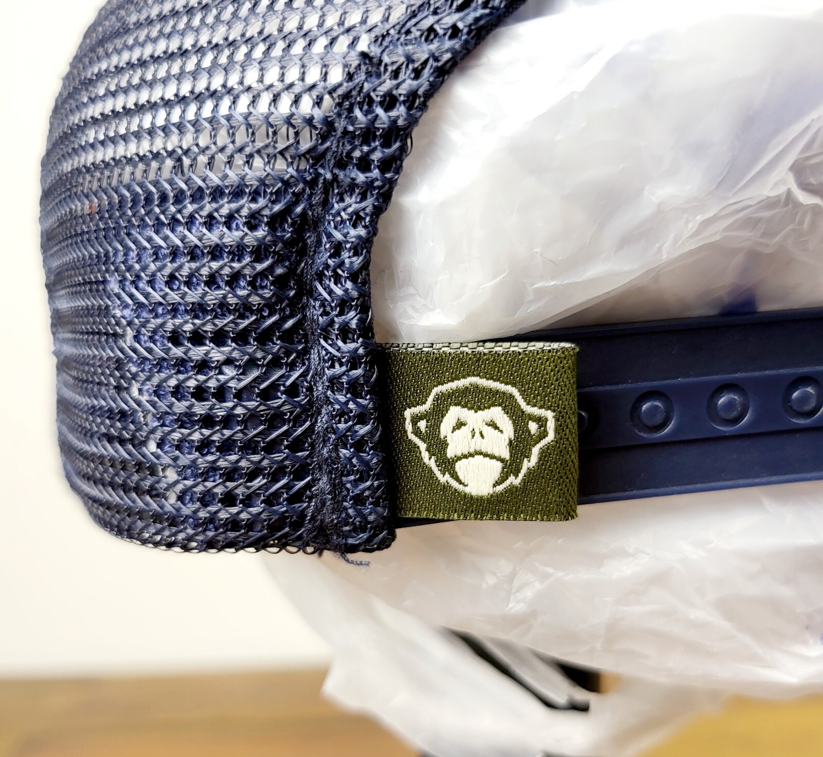 Howler Bros Mesh Foam Polyester SnapBack Hat Heed The Call Blue Wide Brim Cap