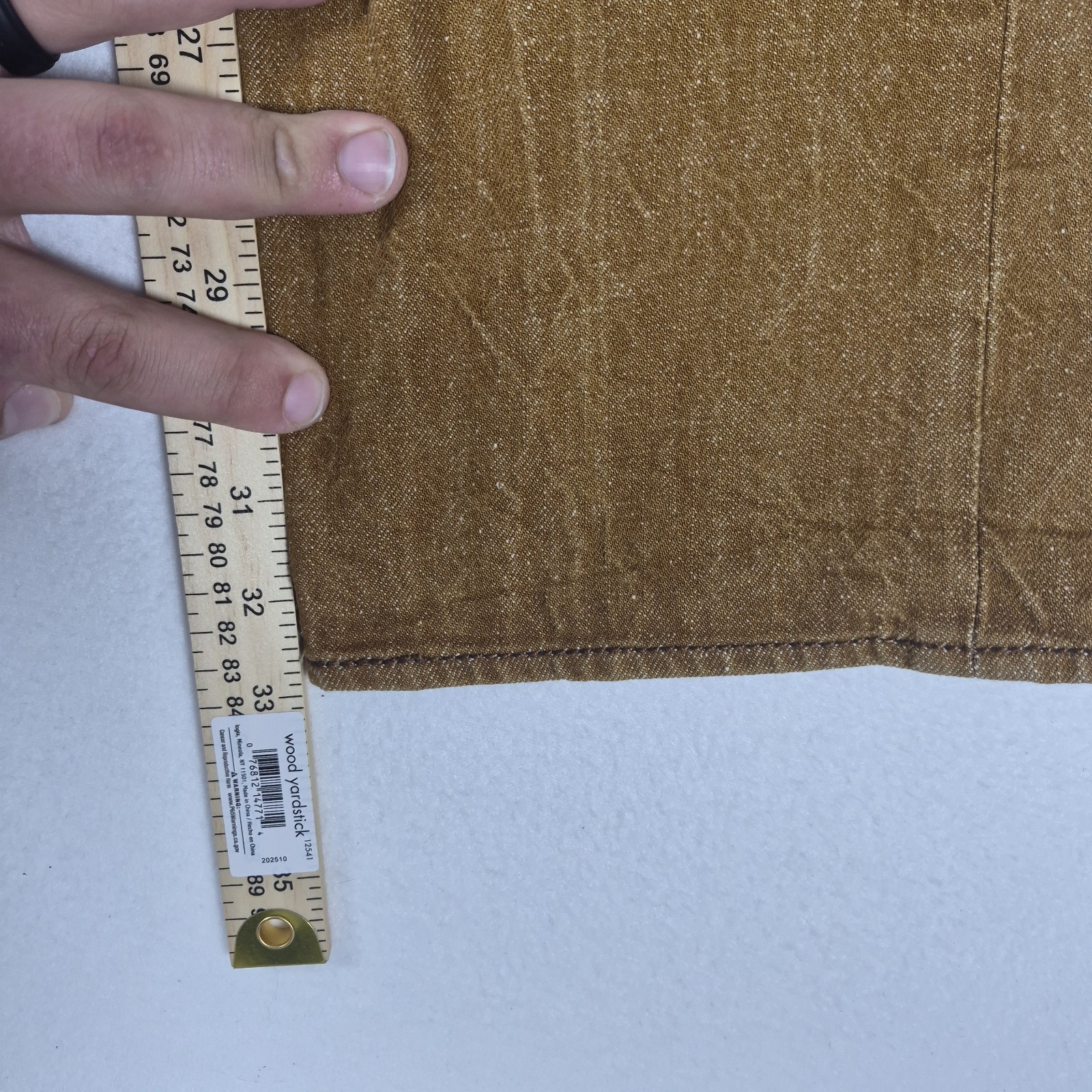 Levi’s 501 Brown Jeans Men’s 36×34 Original Fit Button Fly White Oak Cone Denim