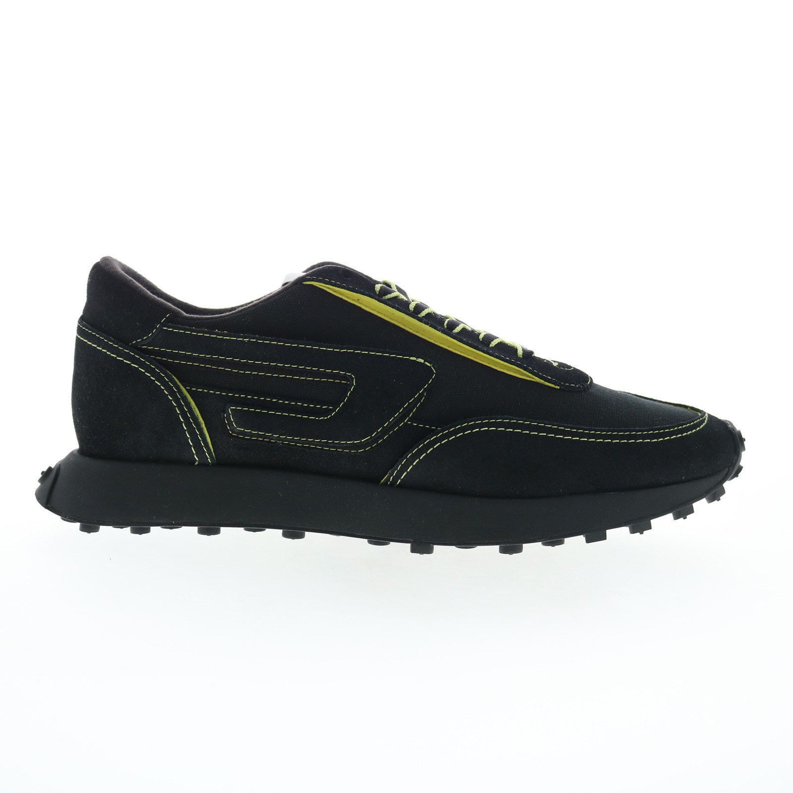Diesel S-Racer LC X Y03061-P5137-H9438 Mens Black Lifestyle Sneakers Shoes