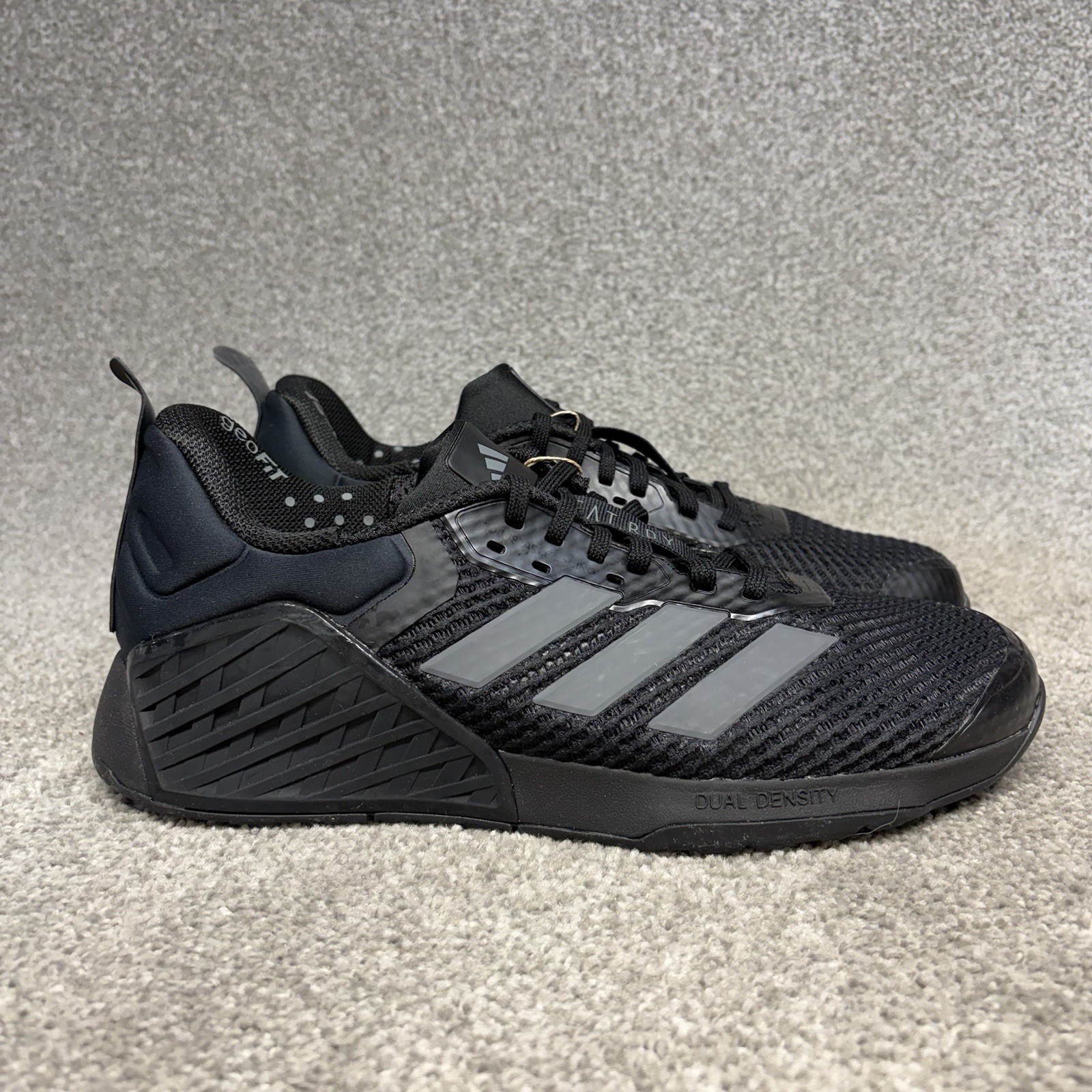 Adidas Men’s Dropset 3 Training Shoes Sneaker Core Black Grey Men Size 9 IG3861