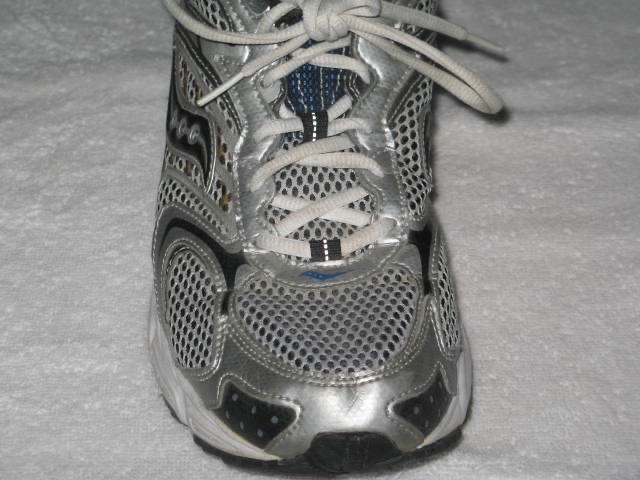 Saucony Grid Cohesion 3 Mens 11.5 Running Shoes Silver Blue Black Gray 25042-14