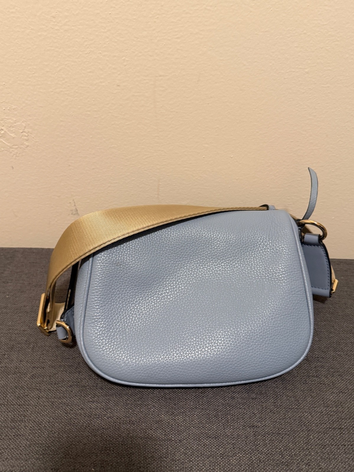 Michael Kors Slater Powder Blue Pebbled Leather Belt Bag Fanny Pack