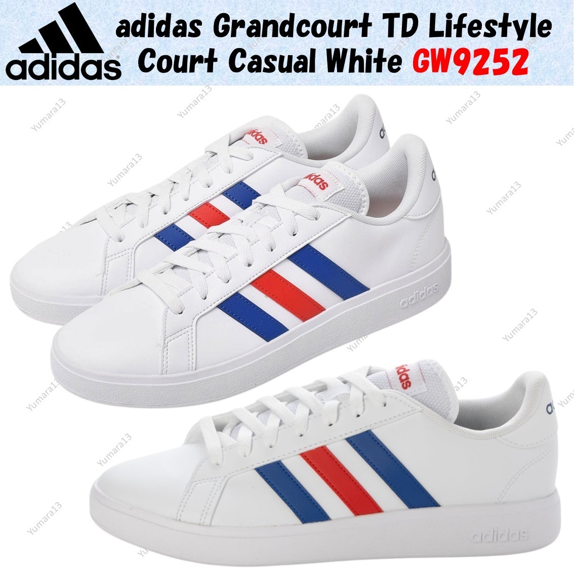 adidas Grandcourt TD Lifestyle Court Casual White GW9252 Men’s Size
