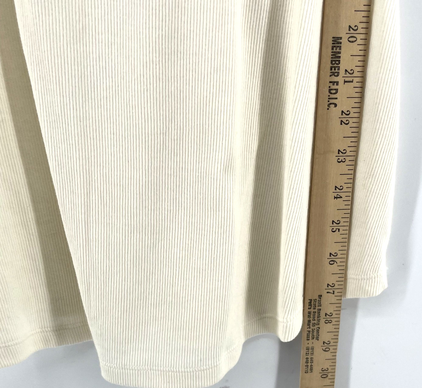 Lane Bryant Tank Top 18/20 Embellished Rhinestone Ribbed Cream Elevated Basic