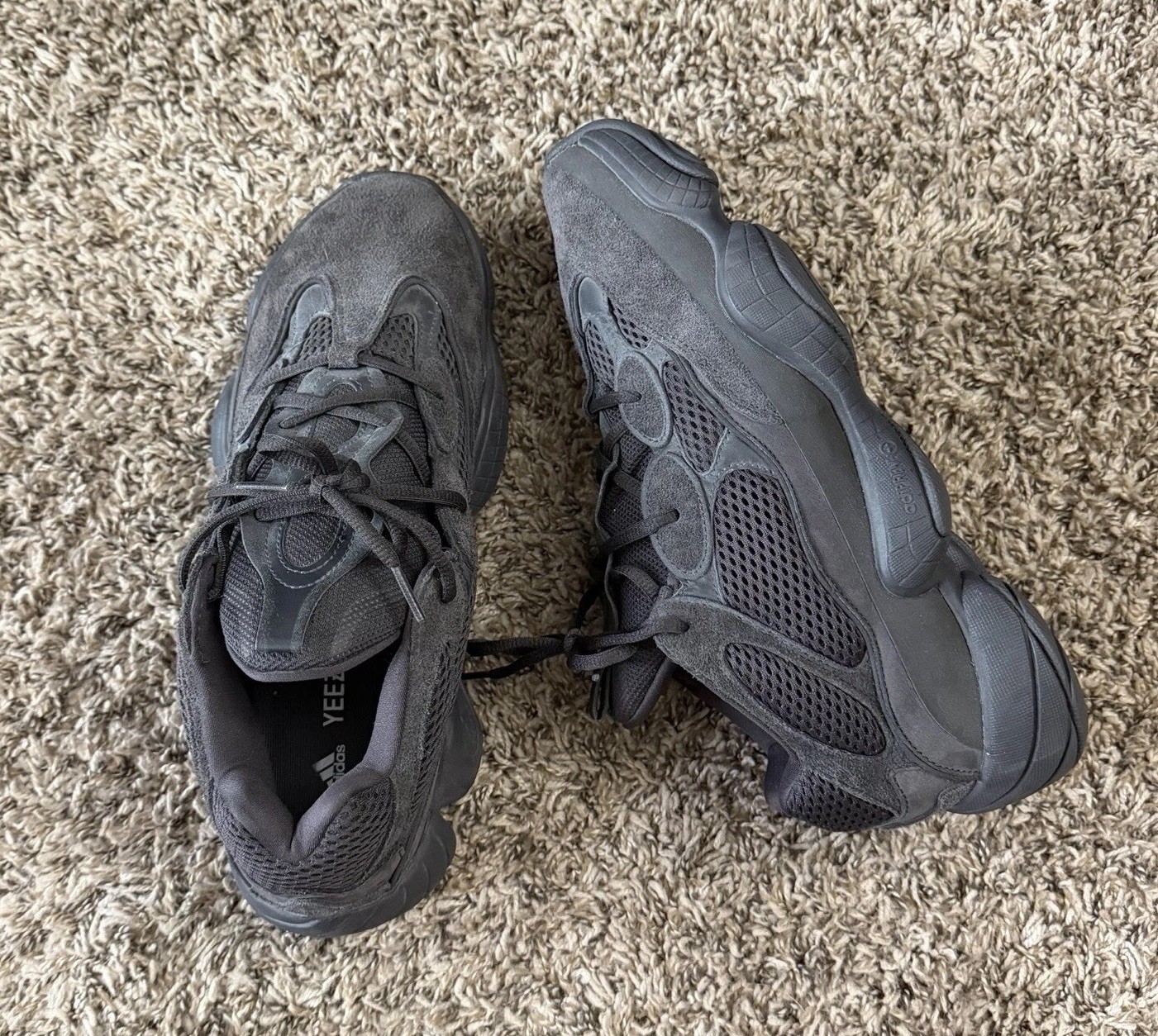 Size 11 – adidas Yeezy 500 Low Utility Black Kanye West Gorpcore 2018 F36640