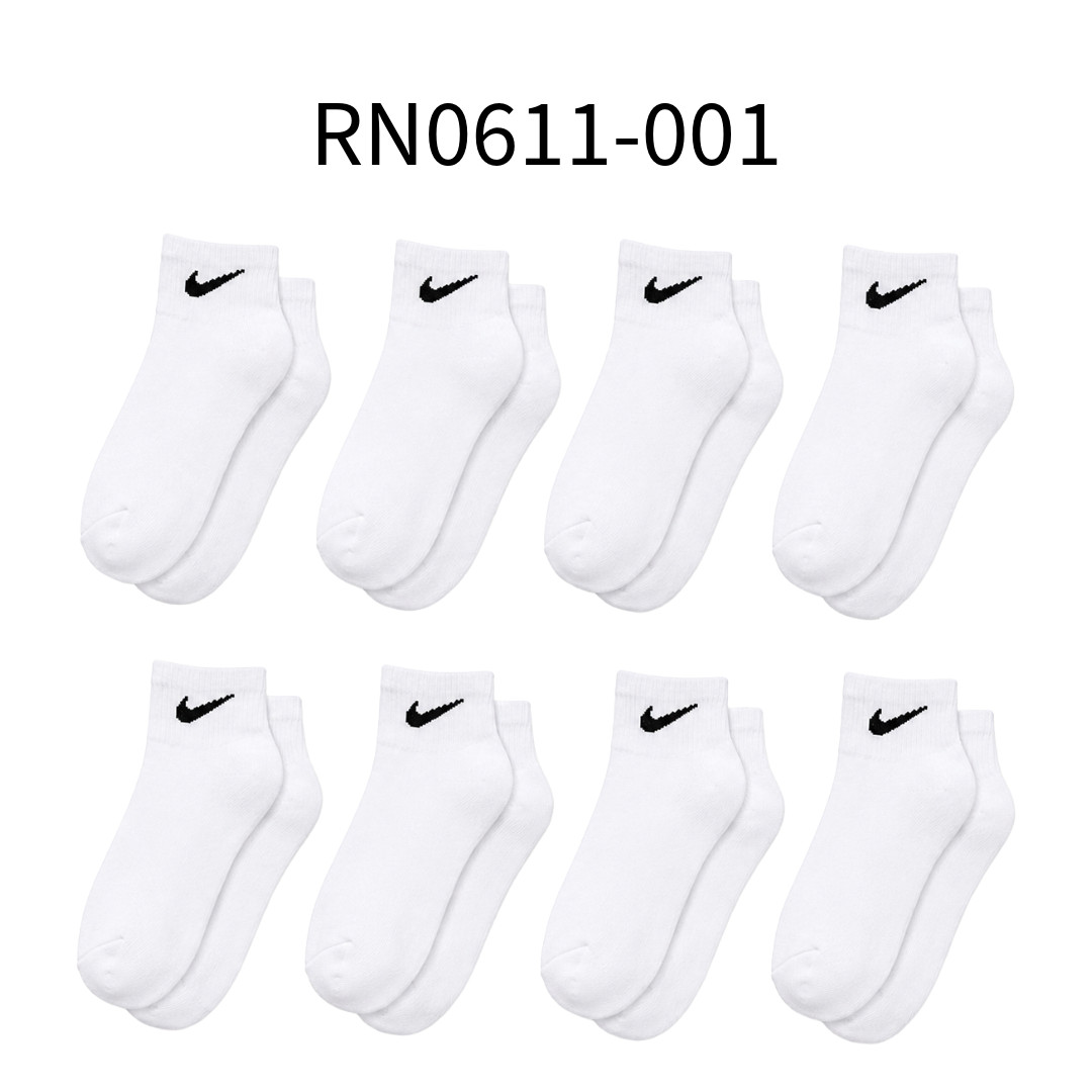 Nike Kids Ankle Socks Lightweight 8-Pack Vary in Size and Color New with Tag