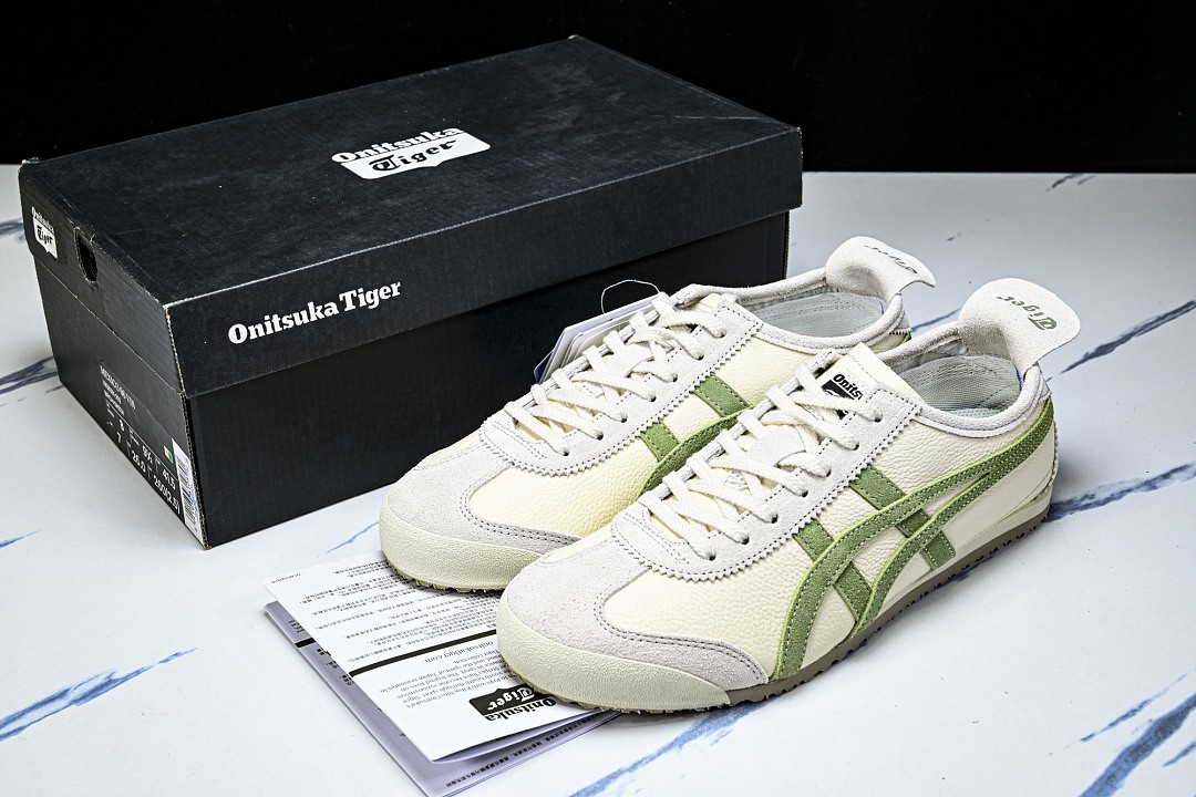 Onits*ka Tiger Mexico66 Vintage Birch Cactus Green 1183B391-202 Unisex Size 4-11