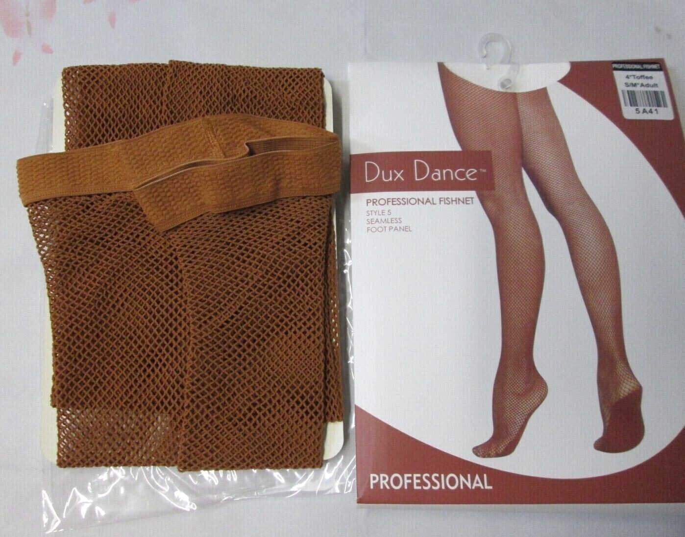 Professional Fishnet Tights Caramel Toffee Suntan Black S/M M/T XL Latin Dance