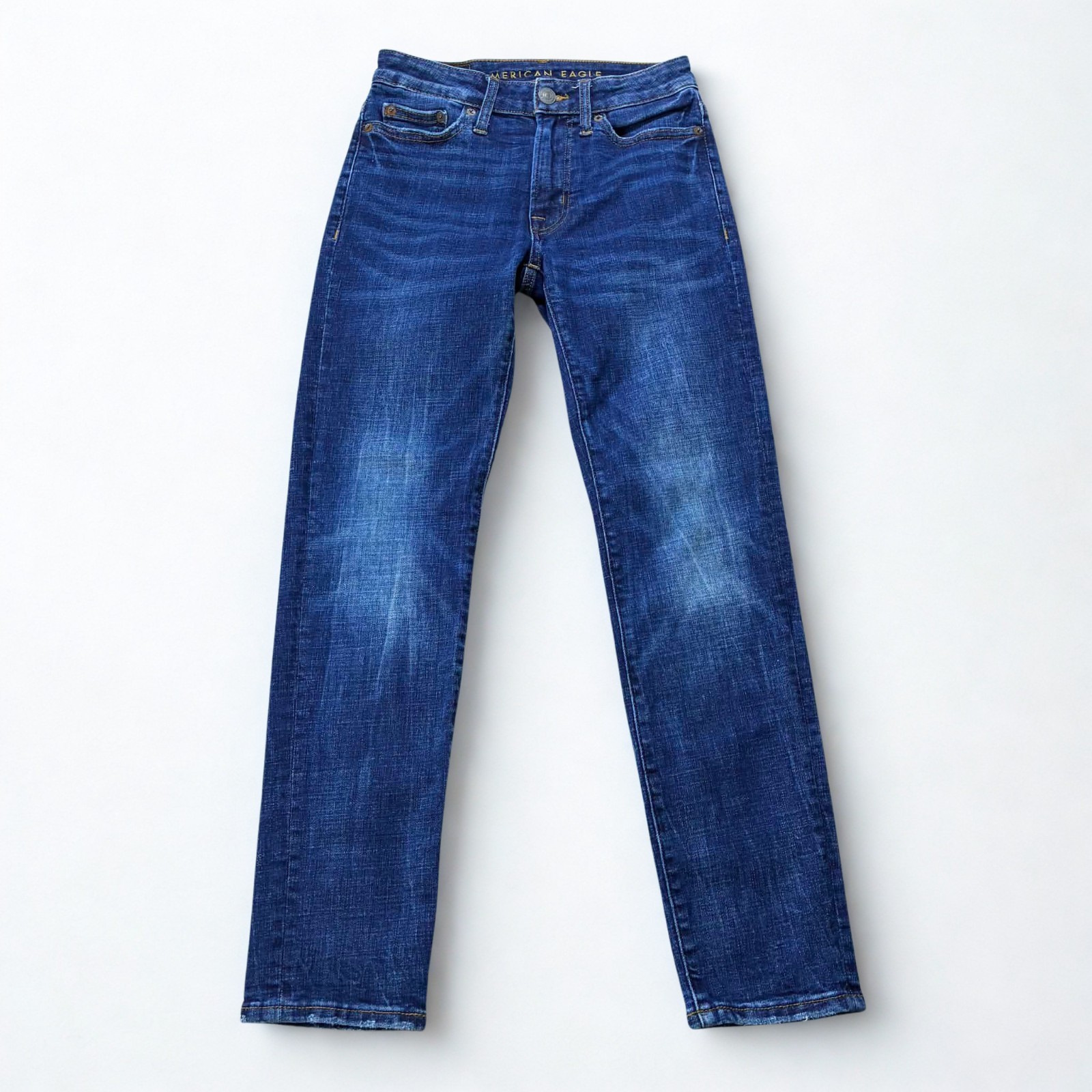 American Eagle Mens 26×26.5 Slim Jeans Next Level Flex Stretch Blue Denim