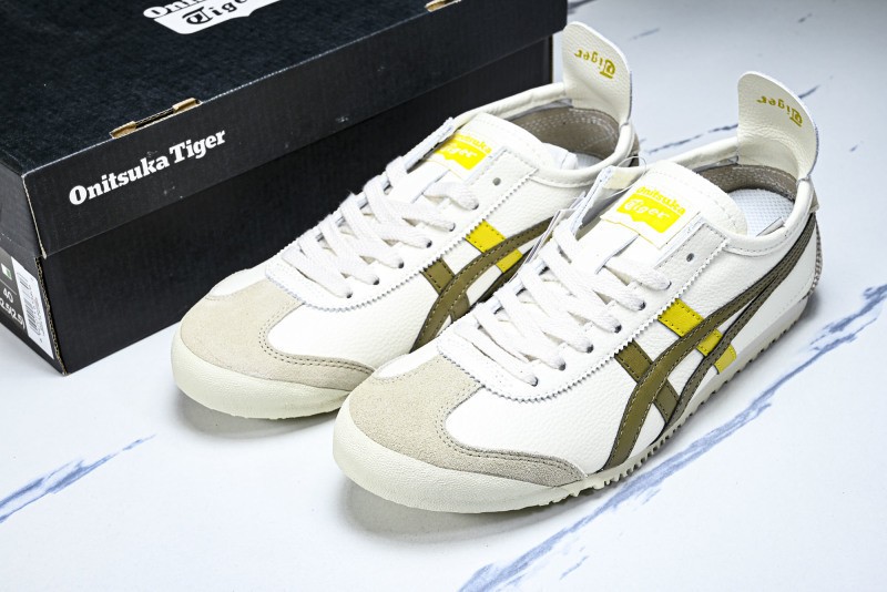 Onits*ka Tiger Mexico 66 Cream Rover 1183A201-124 Unisex Size 4-11