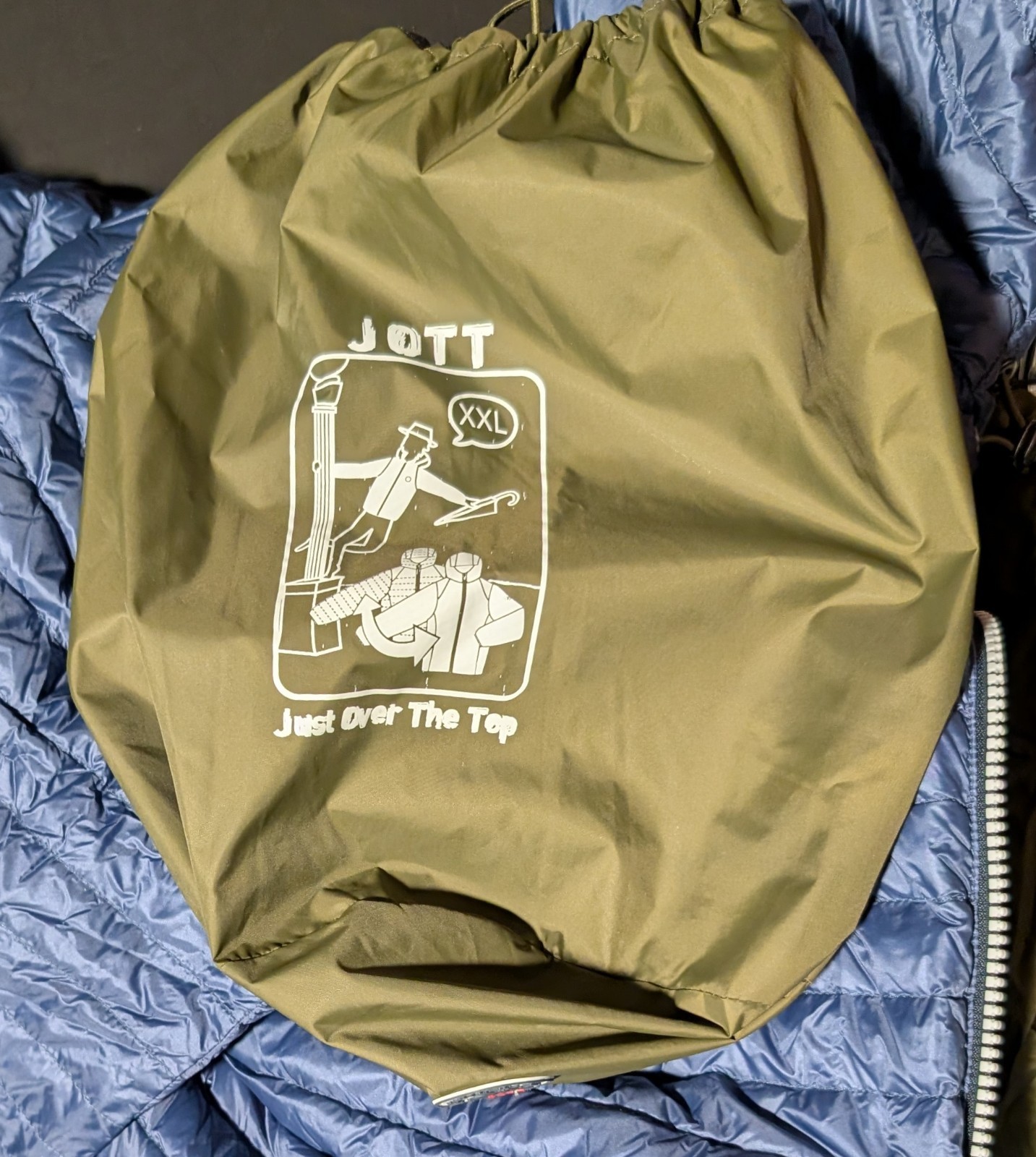 JOTT Just Over The Top Chicago Packable Reversible Hooded Puffer Jacket XXL NWT