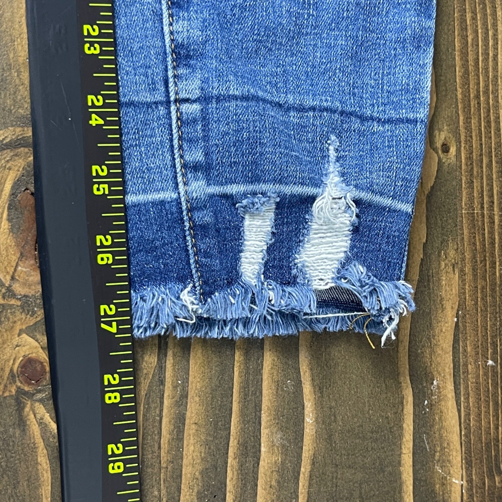Judy Blue Distressed Skinny Ankle Jeans Womens 7/28 Stretch Denim Casual