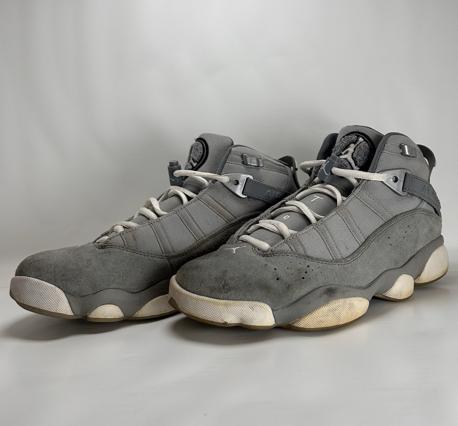 Jordan 6 Rings Cool Grey 2017 Men’s Mid Top Lace Up Sneakers 322992-014