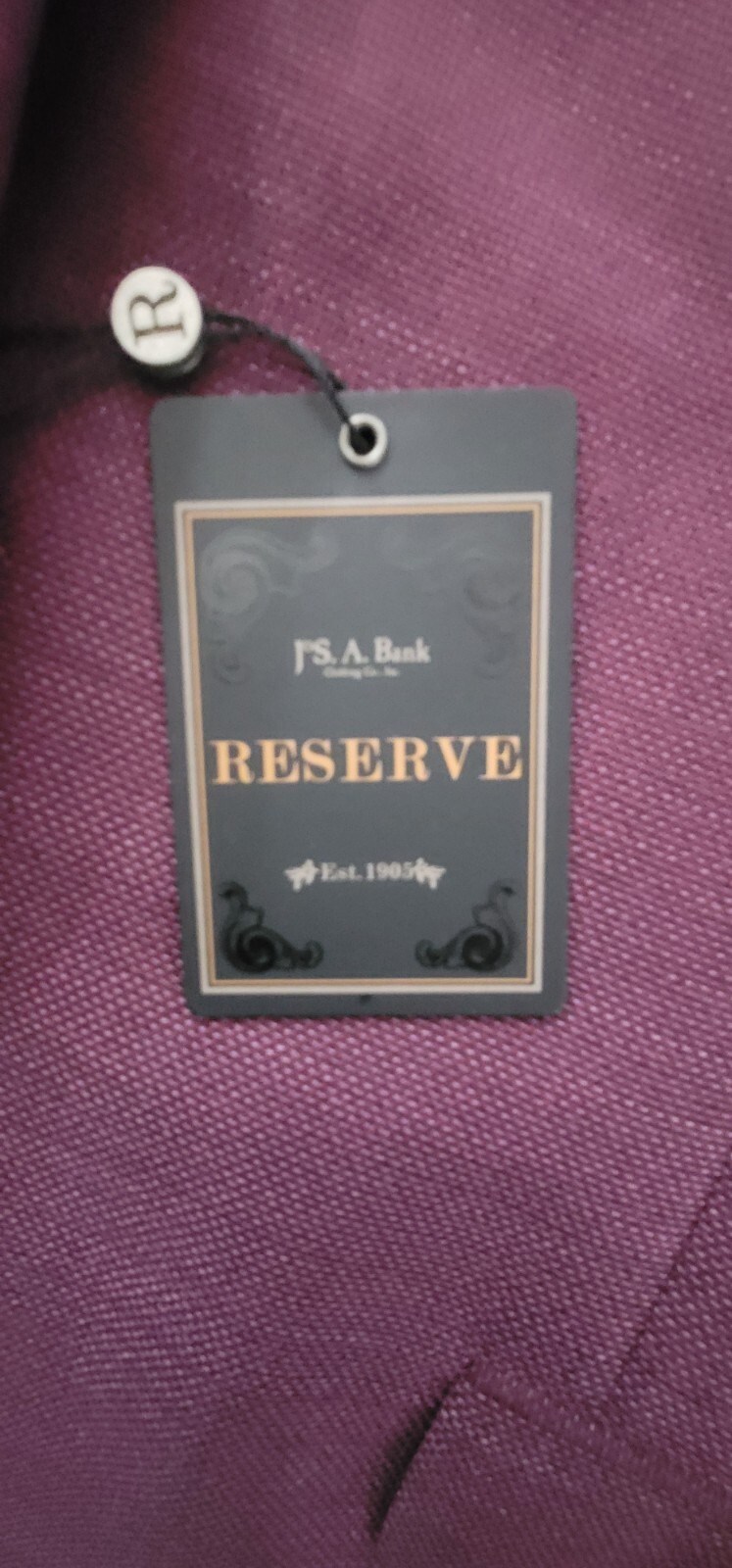 NWT $798 Vitale Barberis Canonico JAB Red 2 Button Wool Sport Coat Size 46 Long