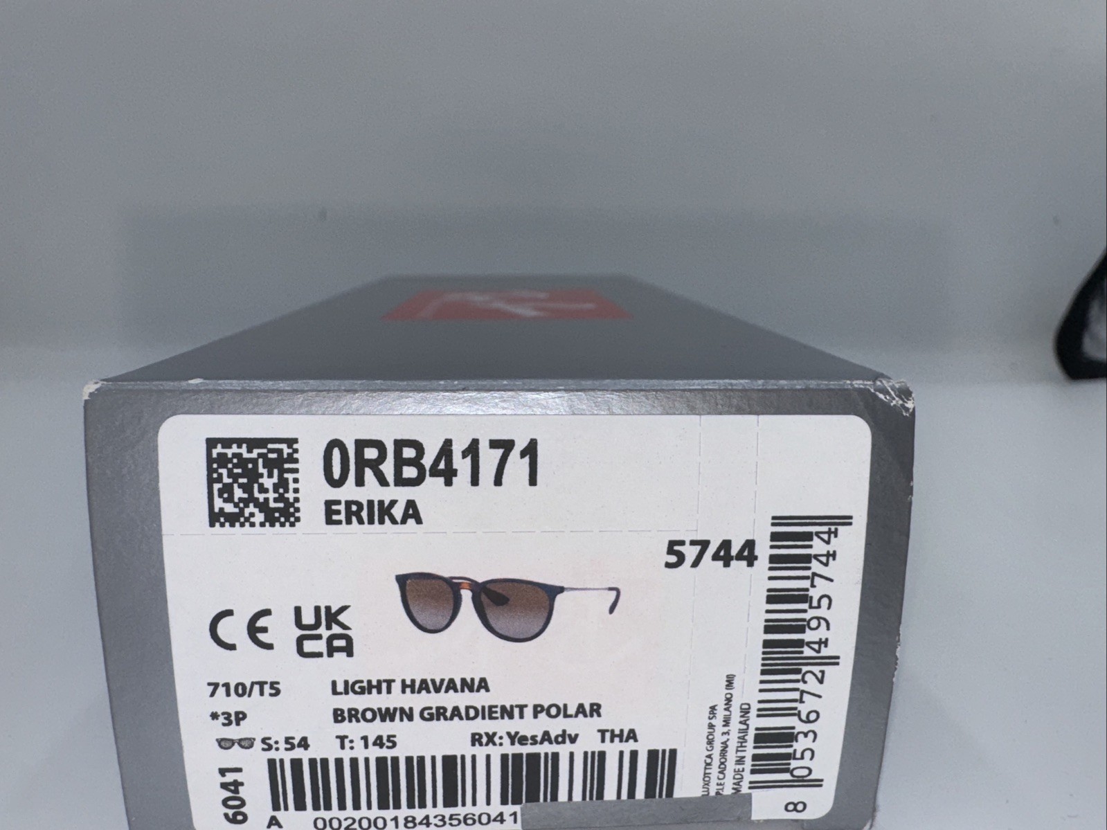 Ray-Ban RB4171 Erika Classic Light Havana Brown Gradient Polarized 54 18 145