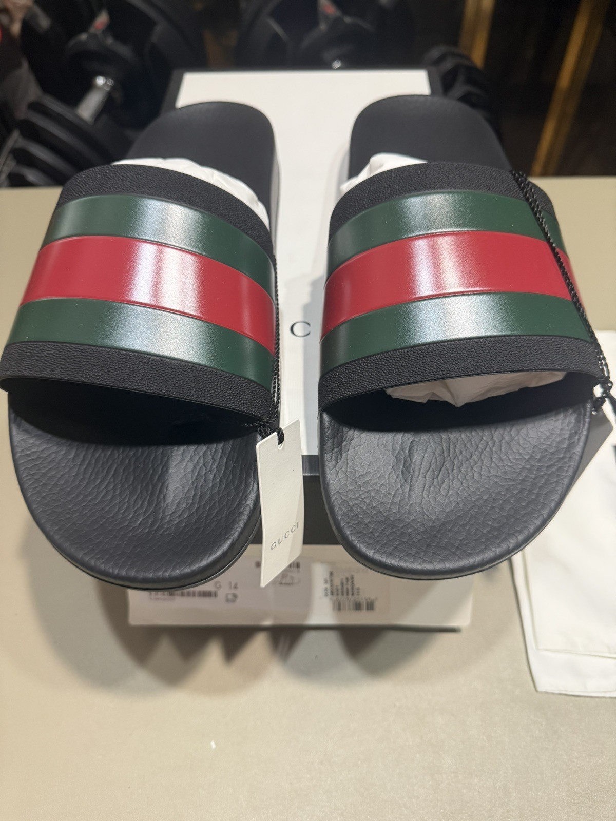 Gucci Slides *BRAND NEW* RARE SIZE 14 🔥 🔥 🔥