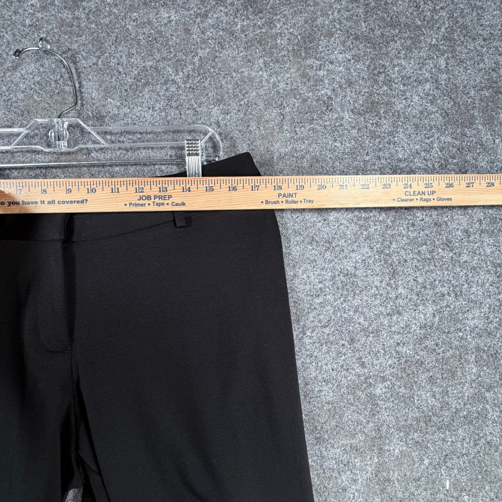 Chico’s So Slimming Ultra Flare Dress Pants Womens 15 Black Flat Front Classic