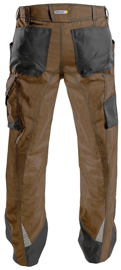 Dassy Trousers Spektrum Brown Grey 54