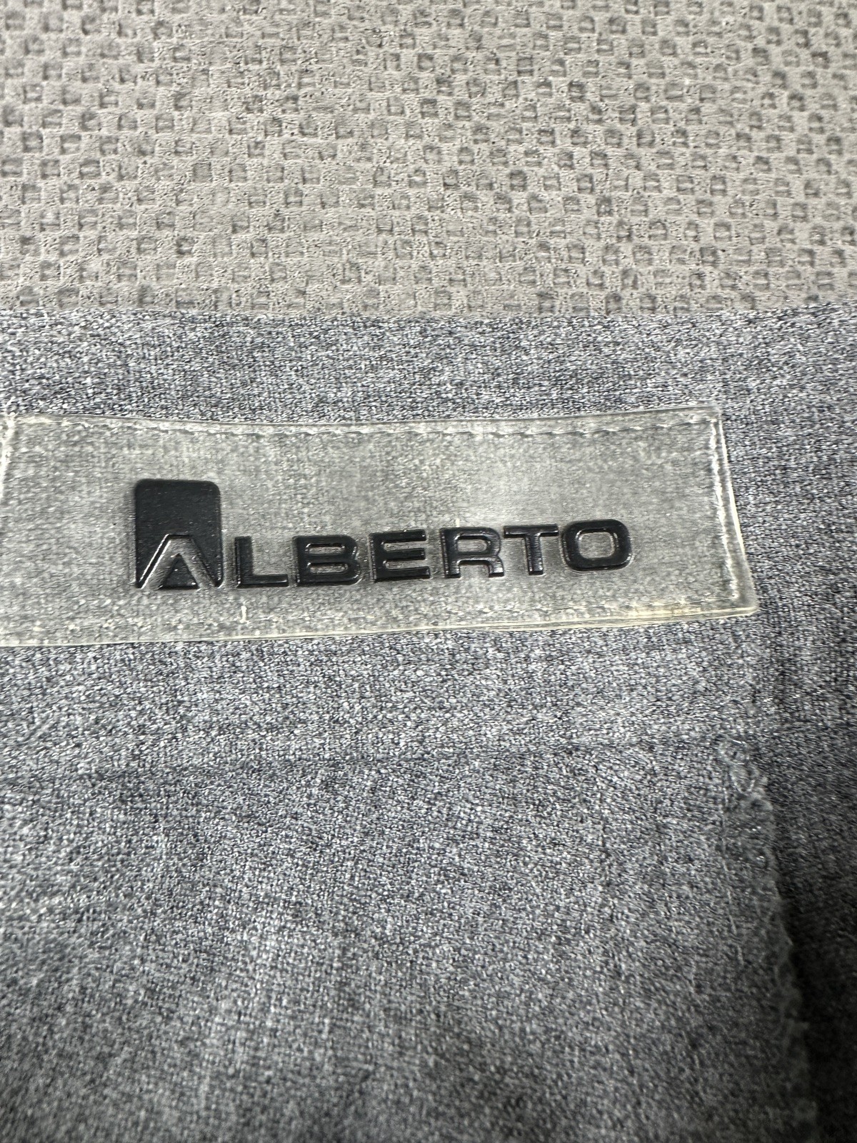 Alberto Comfort Fit Mens 52 Gray Relaxed Dress Pants Tom Ceramica