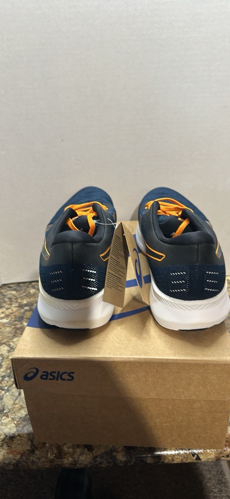 ASICS EzeRide 1011B788-401 French Blue Yellow Men’s Athletic Sneaker