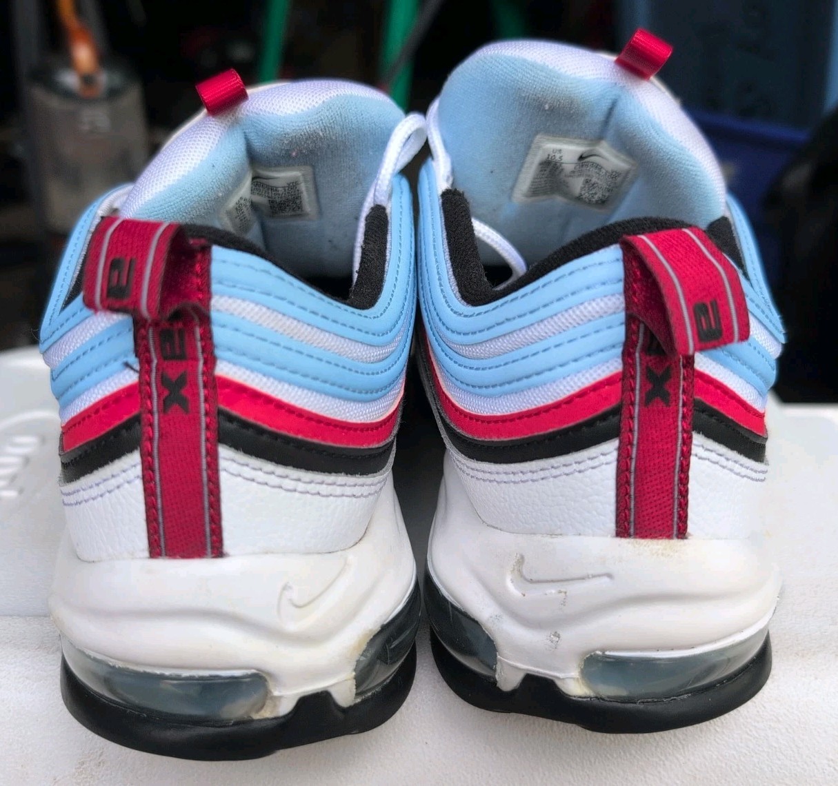 Nike Air Max 97 Gundam Men’s White/Blue/Red/Black Low Top CW6986-100