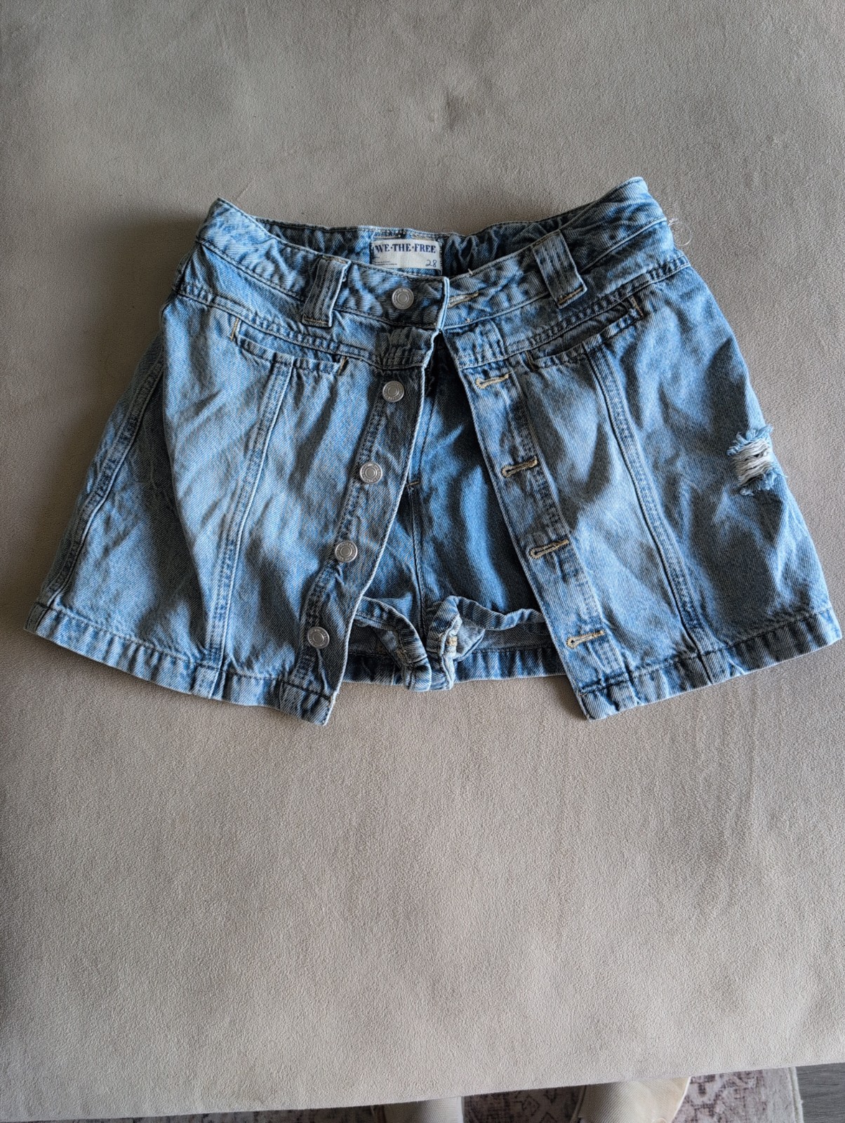 We The Free Sun Skort Denim Size 28